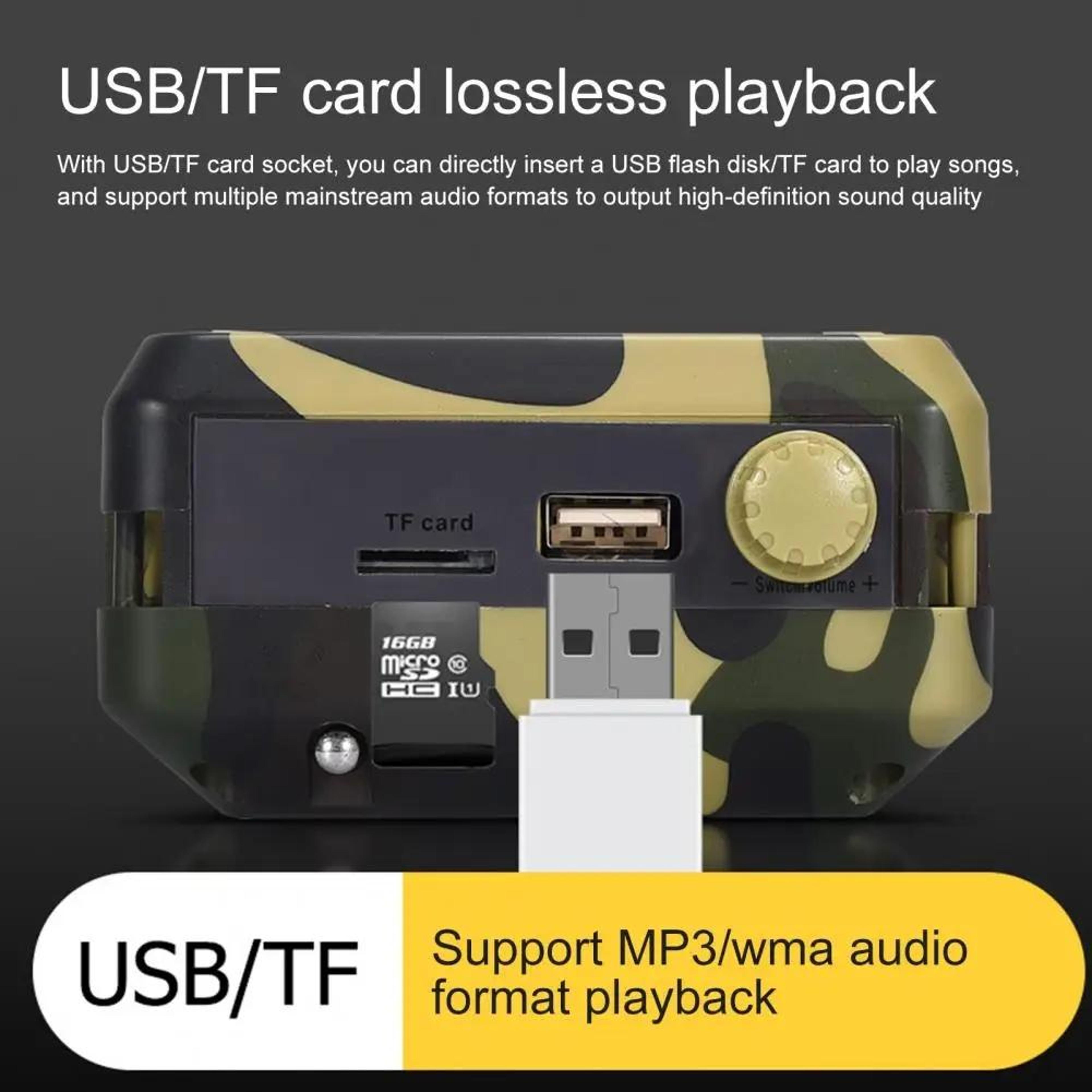 48W Portable Bluetooth Voice Amplifier With Remote Control And USB TF Playback 6
