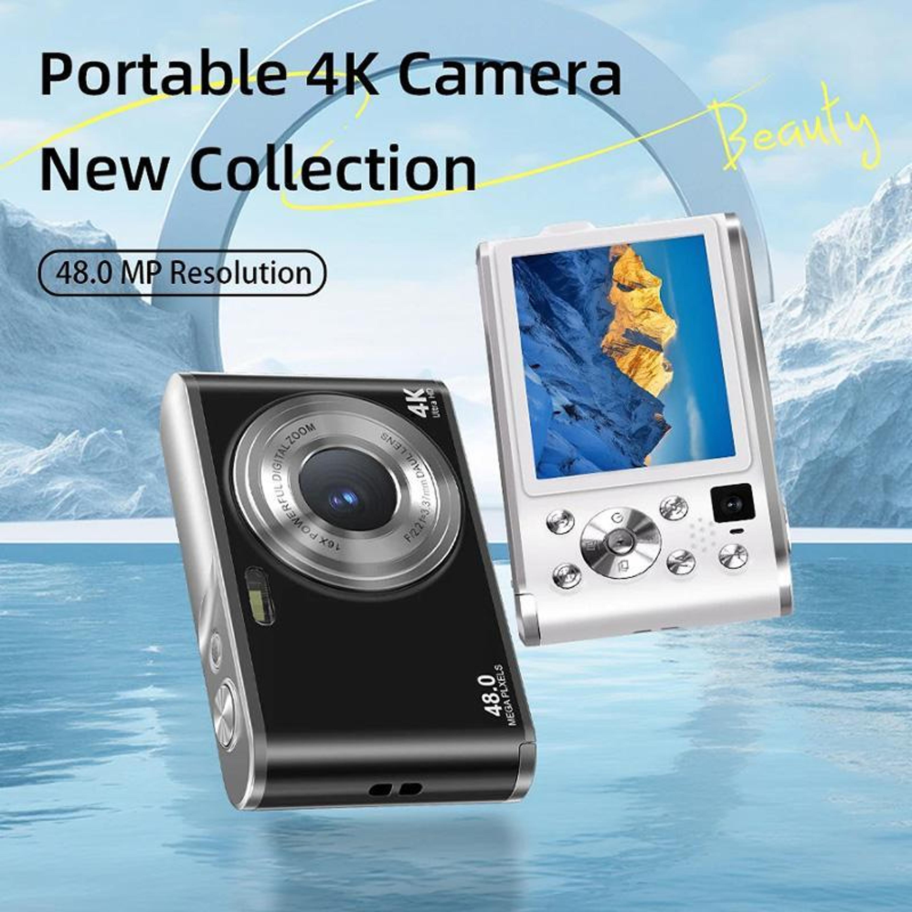 4K Digital Camera With Dual Lens Autofocus And 16X Zoom For Selfies Travel And Beginners 1