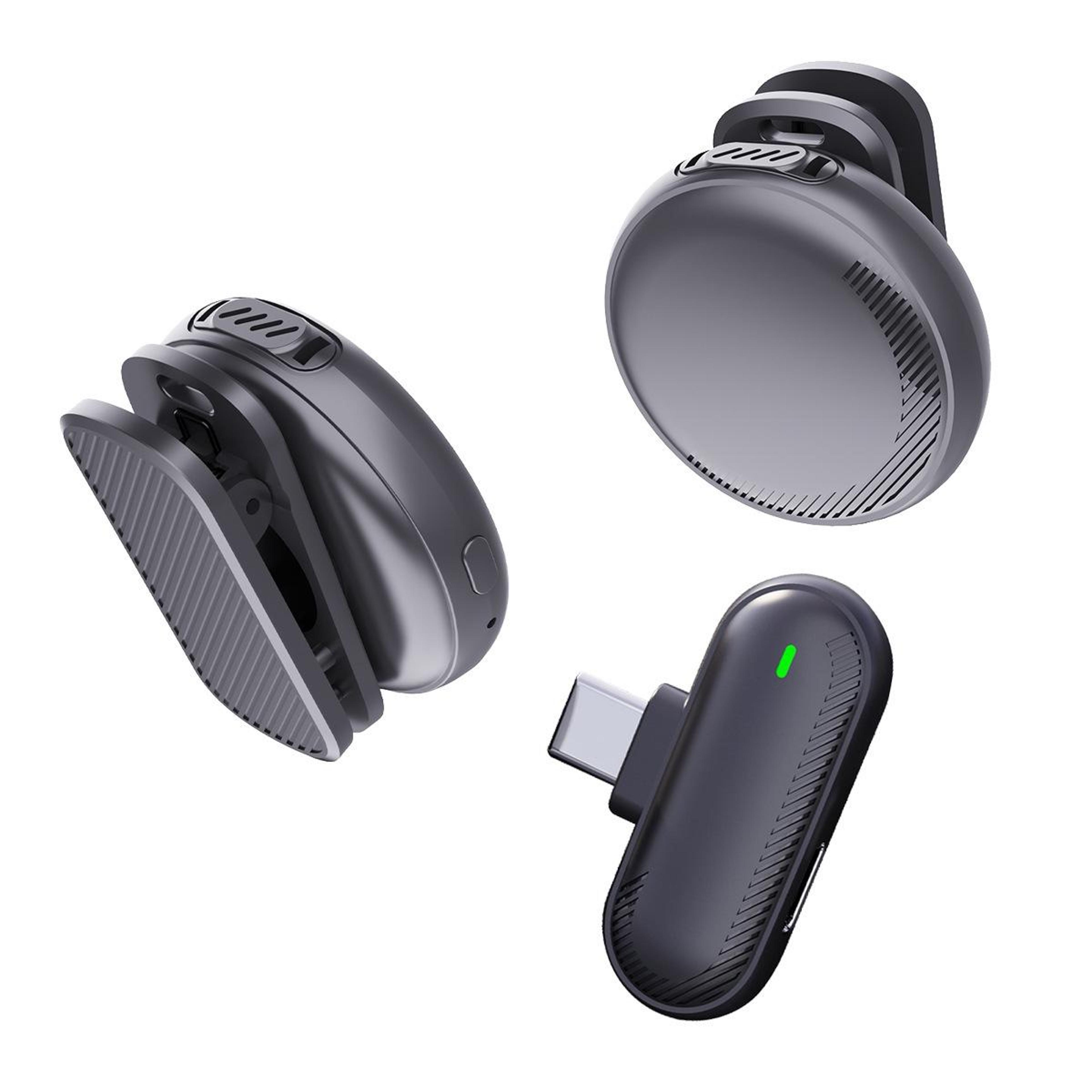 Dual Receiver Wireless Lavalier Microphone With Noise Reduction For Content Creation 8
