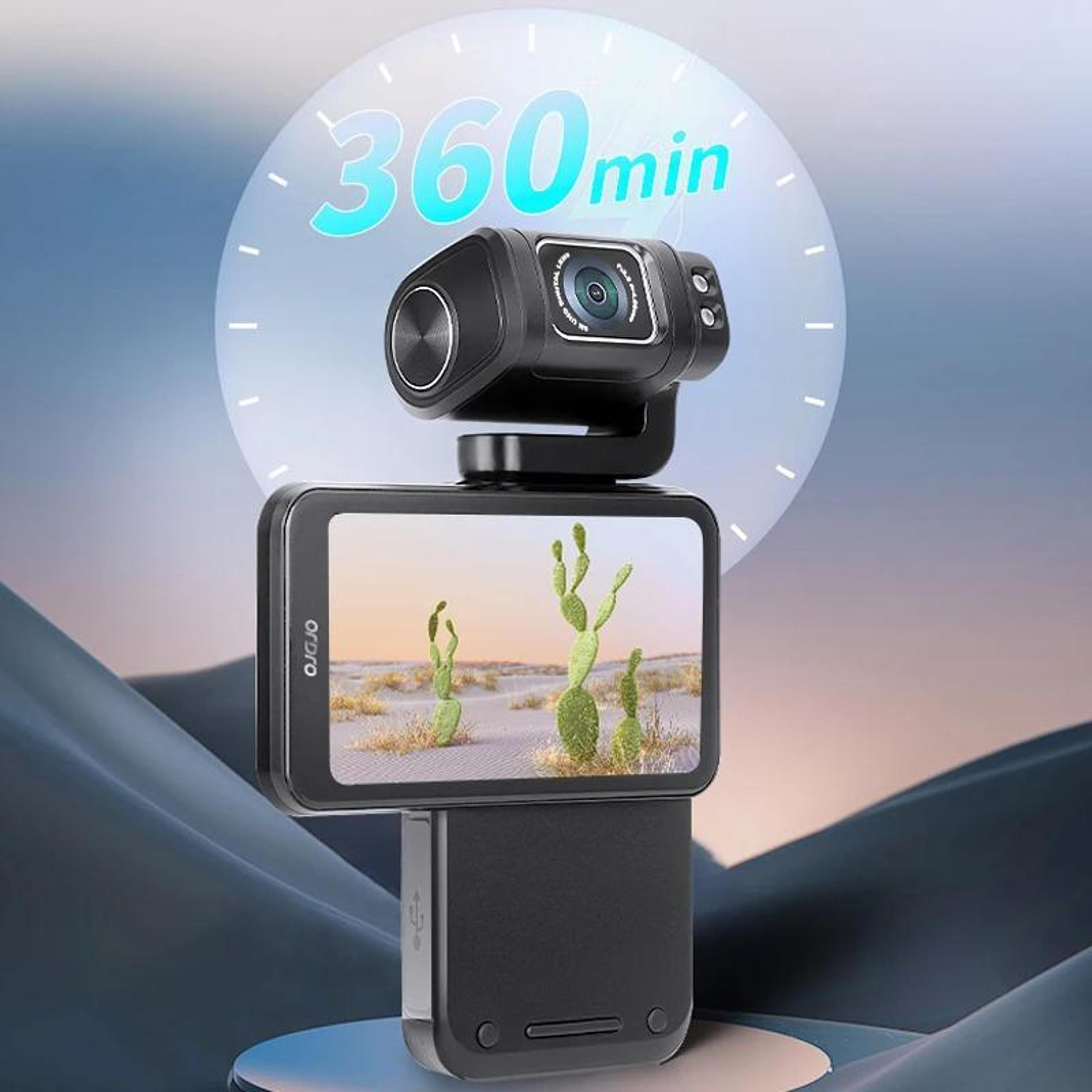 Vlogging Camera With 35Inch Rotating Screen WiFi And Night Vision 4