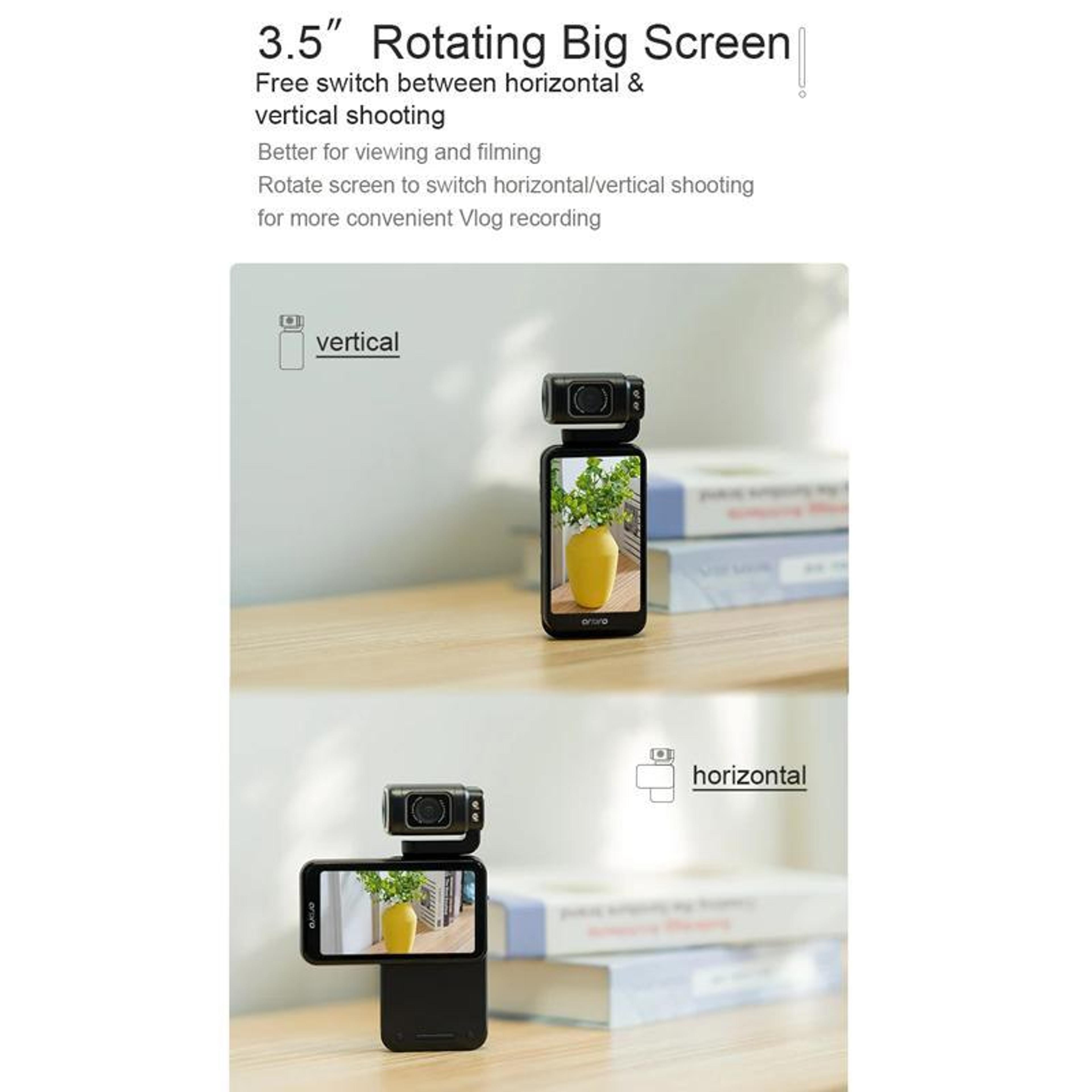 Vlogging Camera With 35Inch Rotating Screen WiFi And Night Vision 5