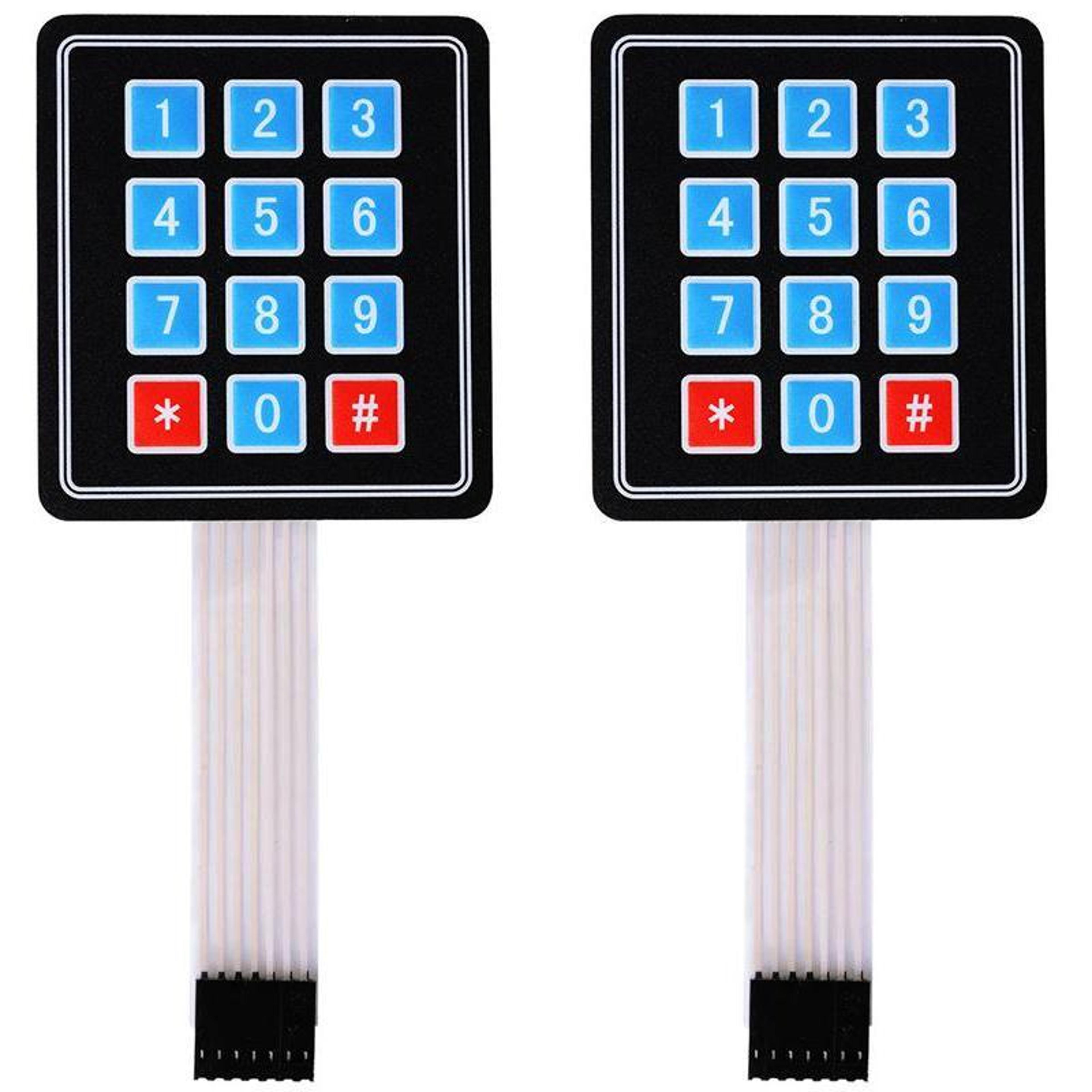 2PCS Membrane Keypad Matrix Switch For Arduino DIY Electronics  Control Panels 0