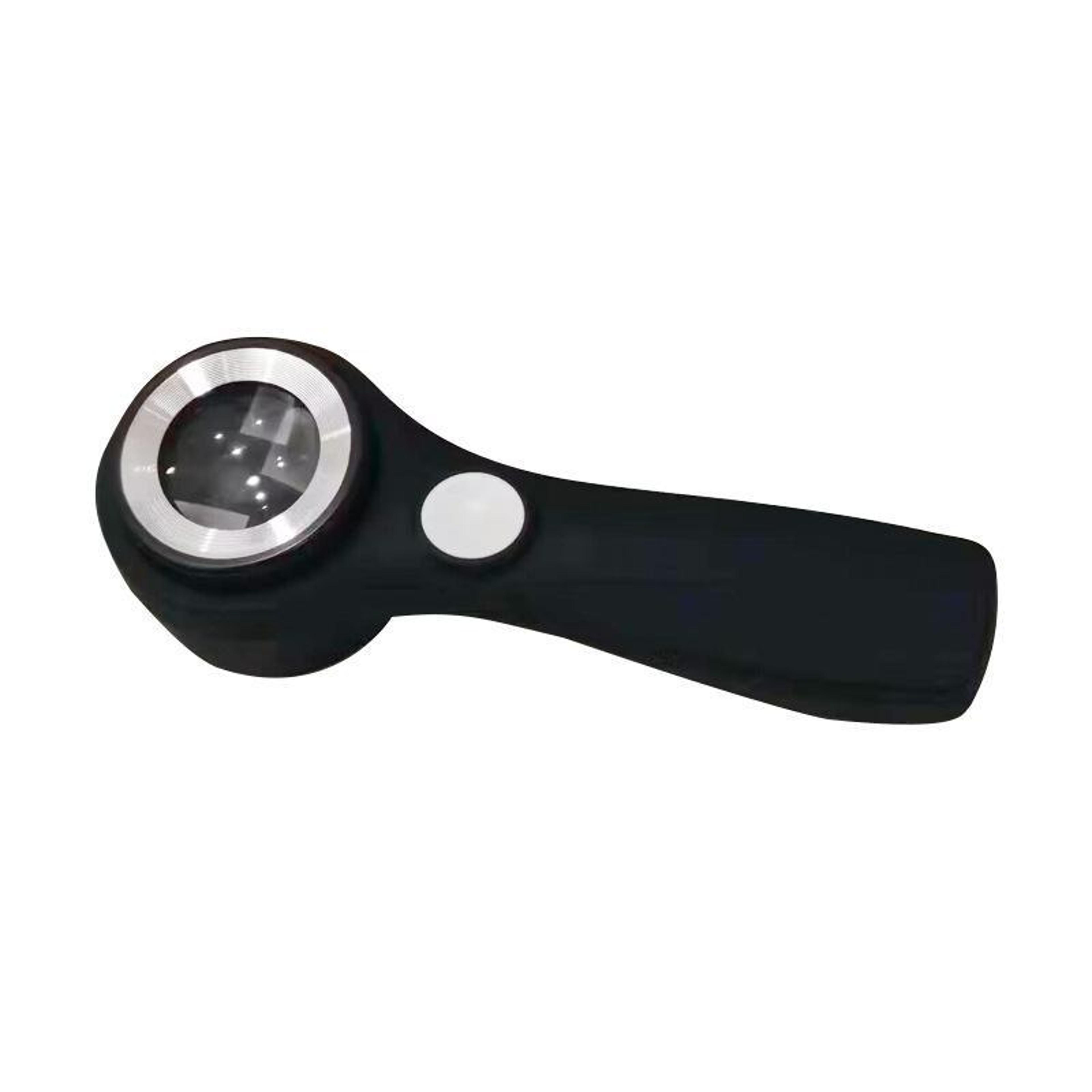 60X LED Magnifying Glass With UV Light And USB Rechargeable Optical Lens 6