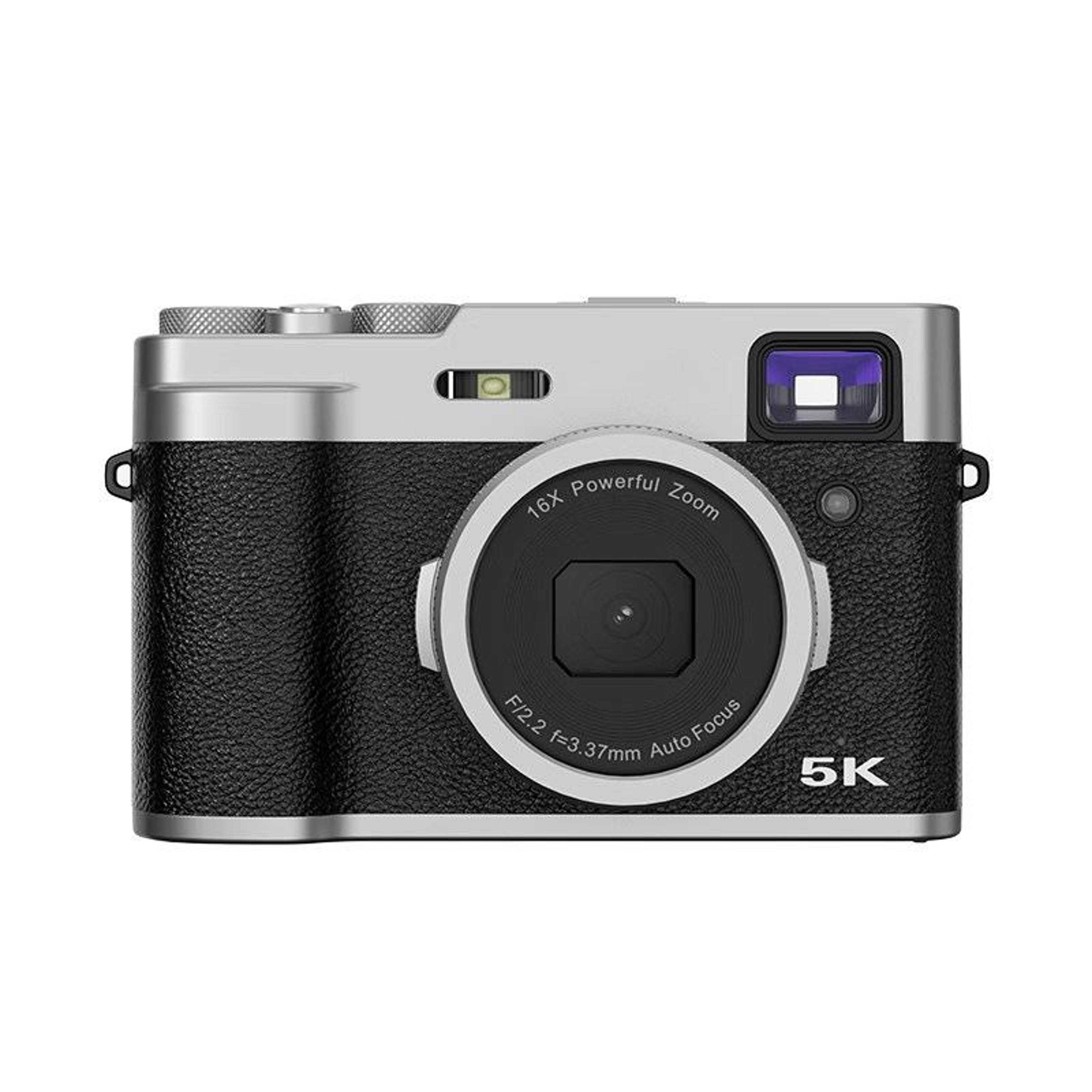 5K Digital Camera With 48MP Dual Camera Autofocus And 16X Zoom 0