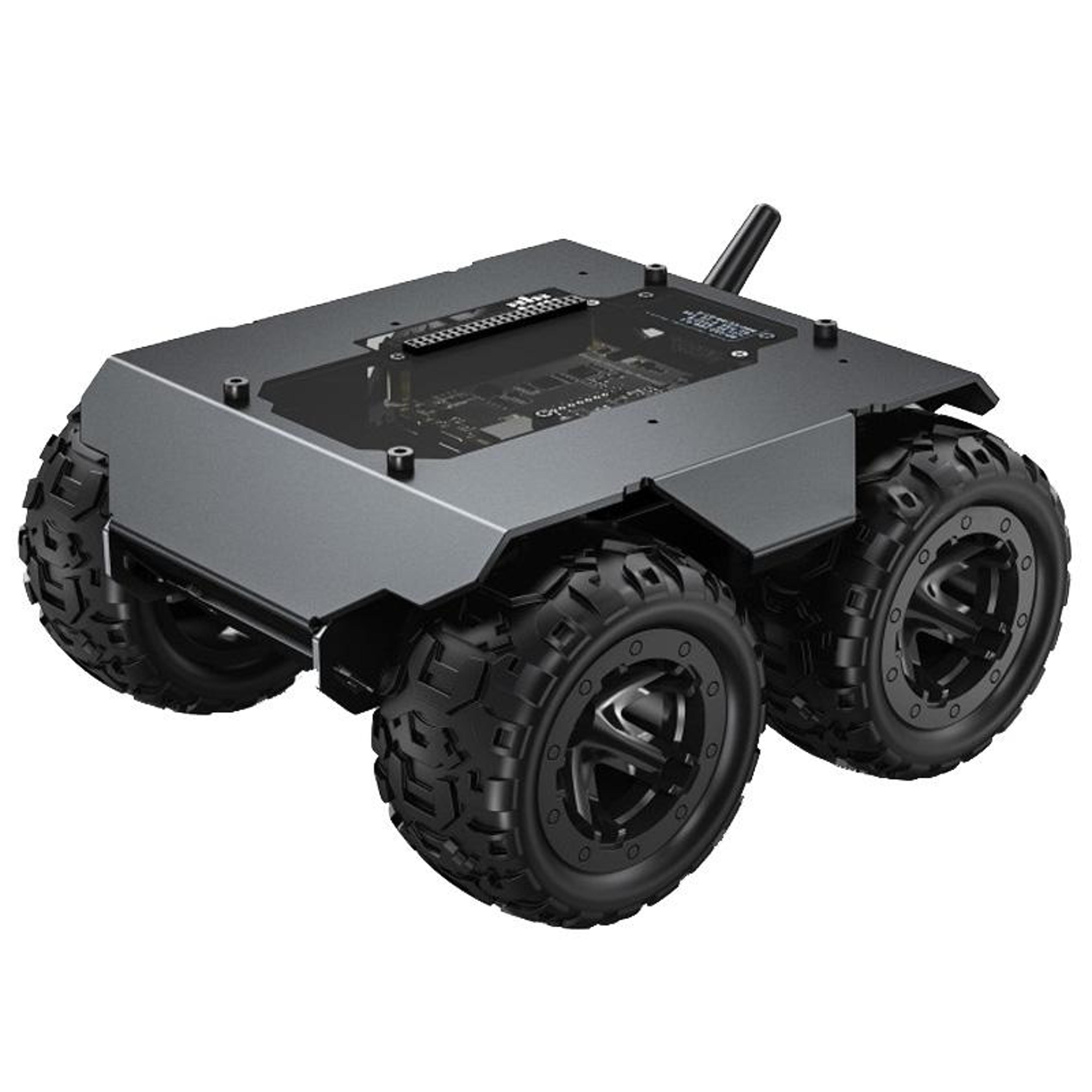 4WD Robot Chassis With ESP32 Robot Controller And Expandable Metal Platform 0