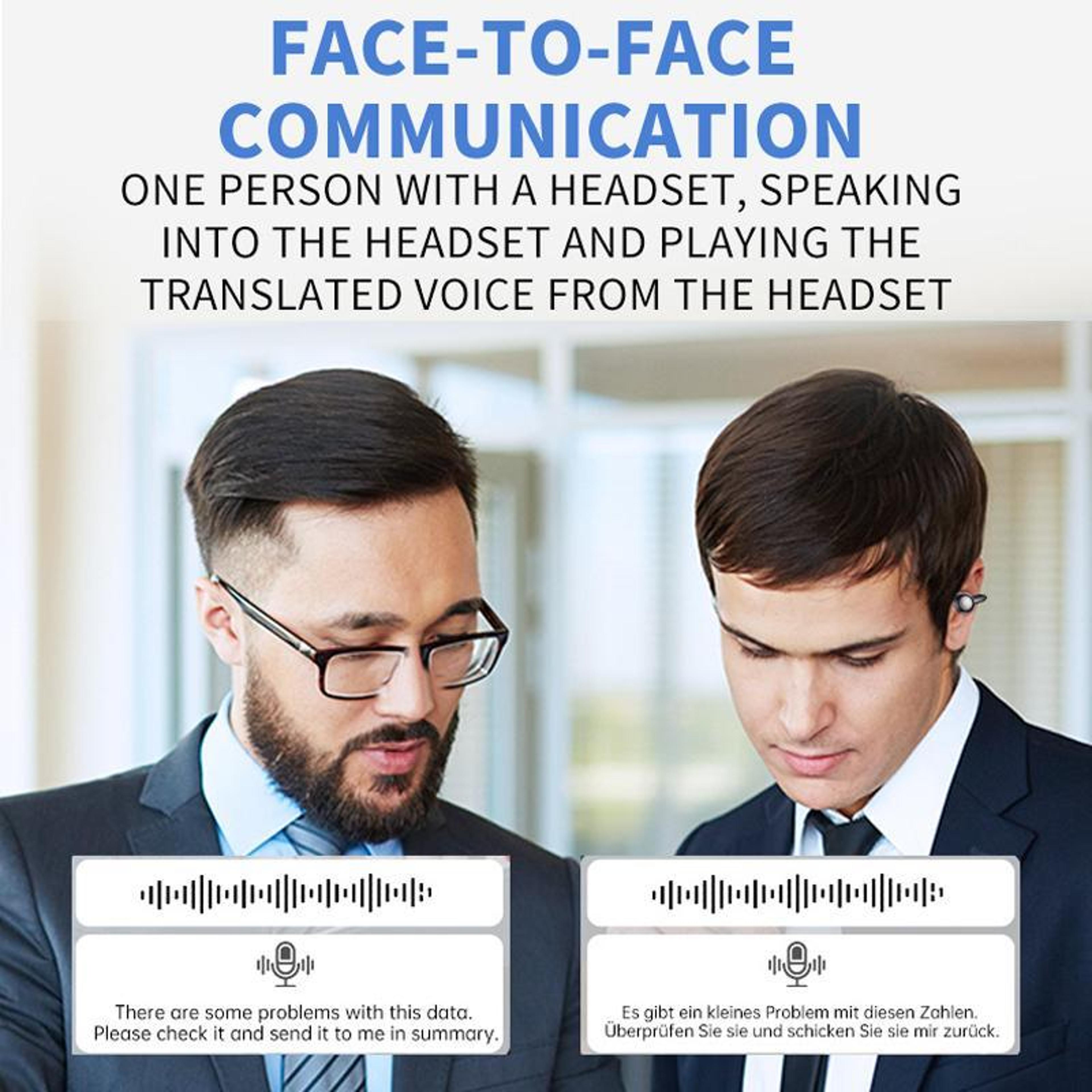 X56 AI Translation Earbuds With 156 Languages And Bluetooth 5