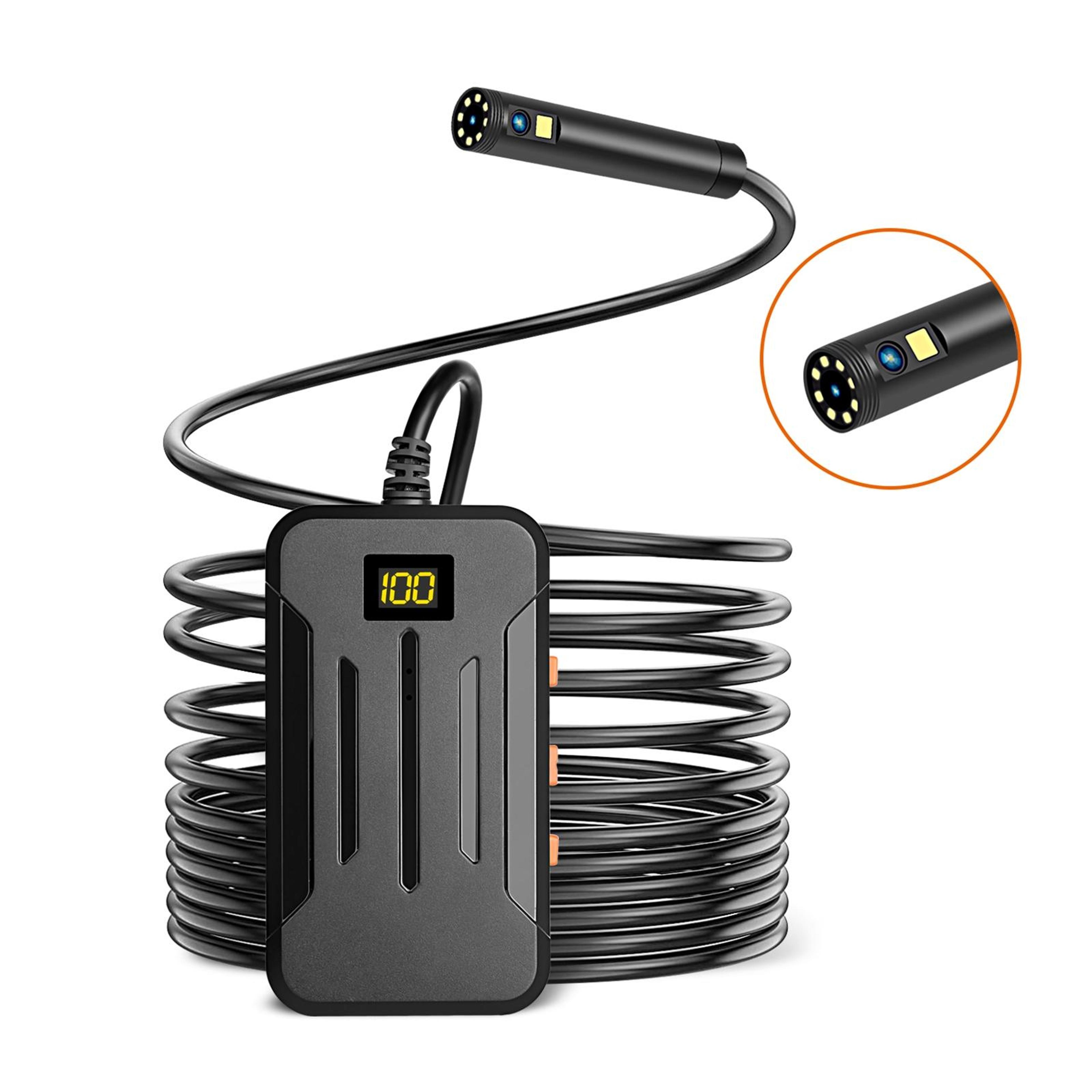 55mm Dual Camera Endoscope 1080P Waterproof Inspection Camera 0