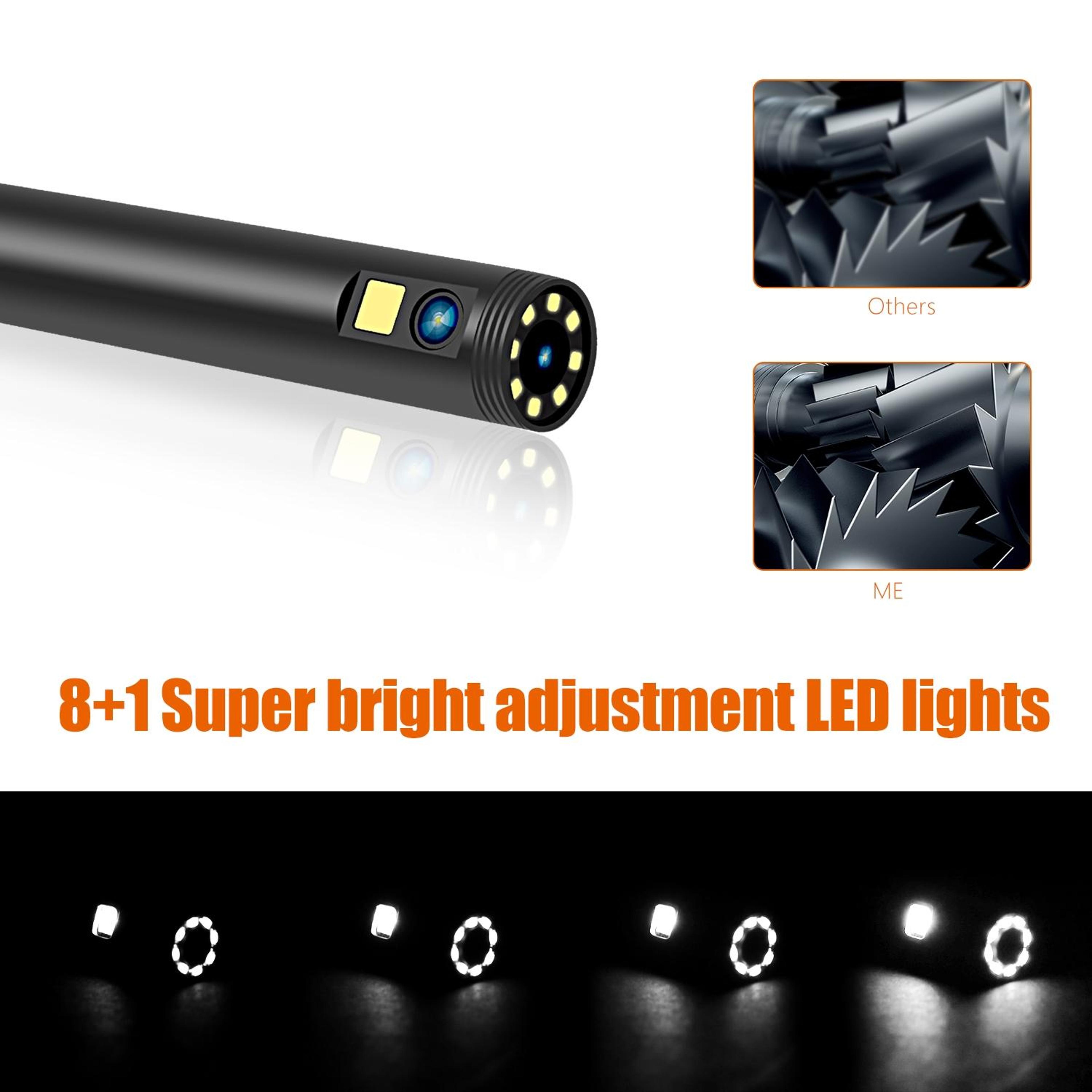 55mm Dual Camera Endoscope 1080P Waterproof Inspection Camera 3