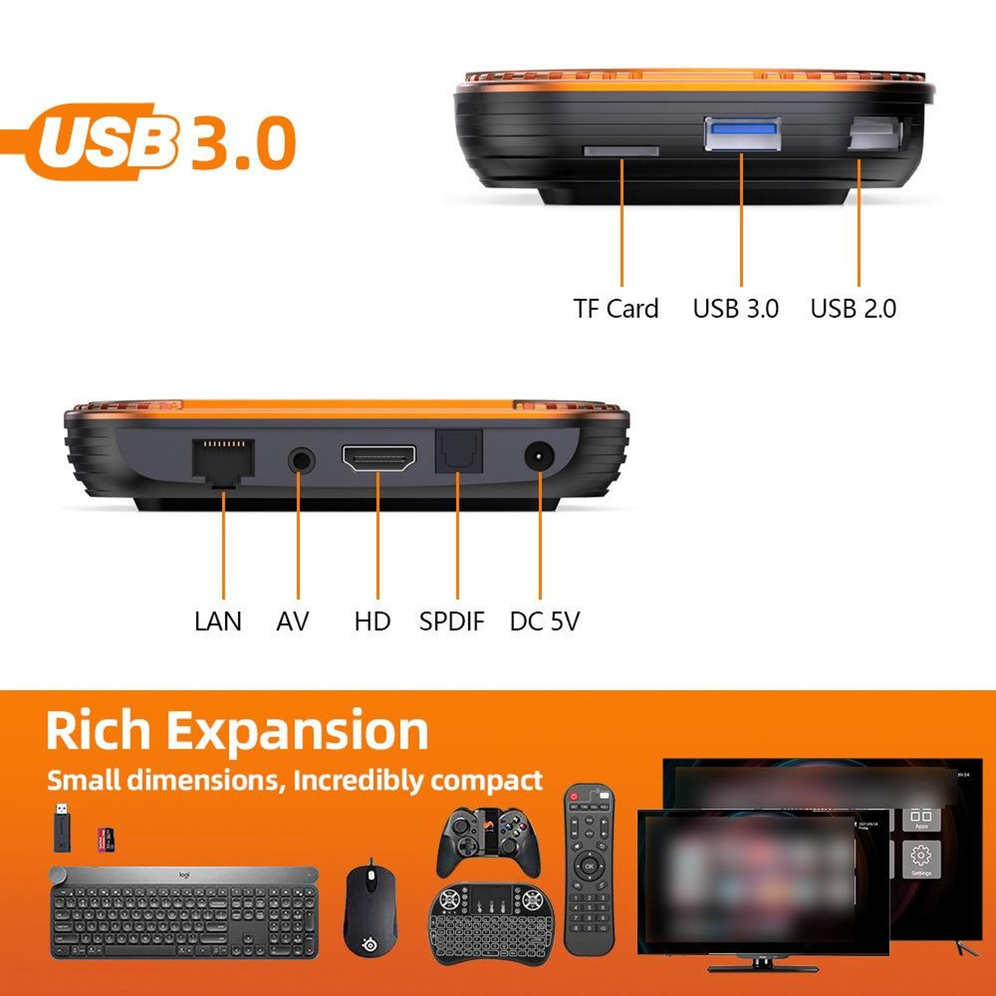 Android TV Box With Amlogic S905X4 4K UHD And DualBand WiFi 4