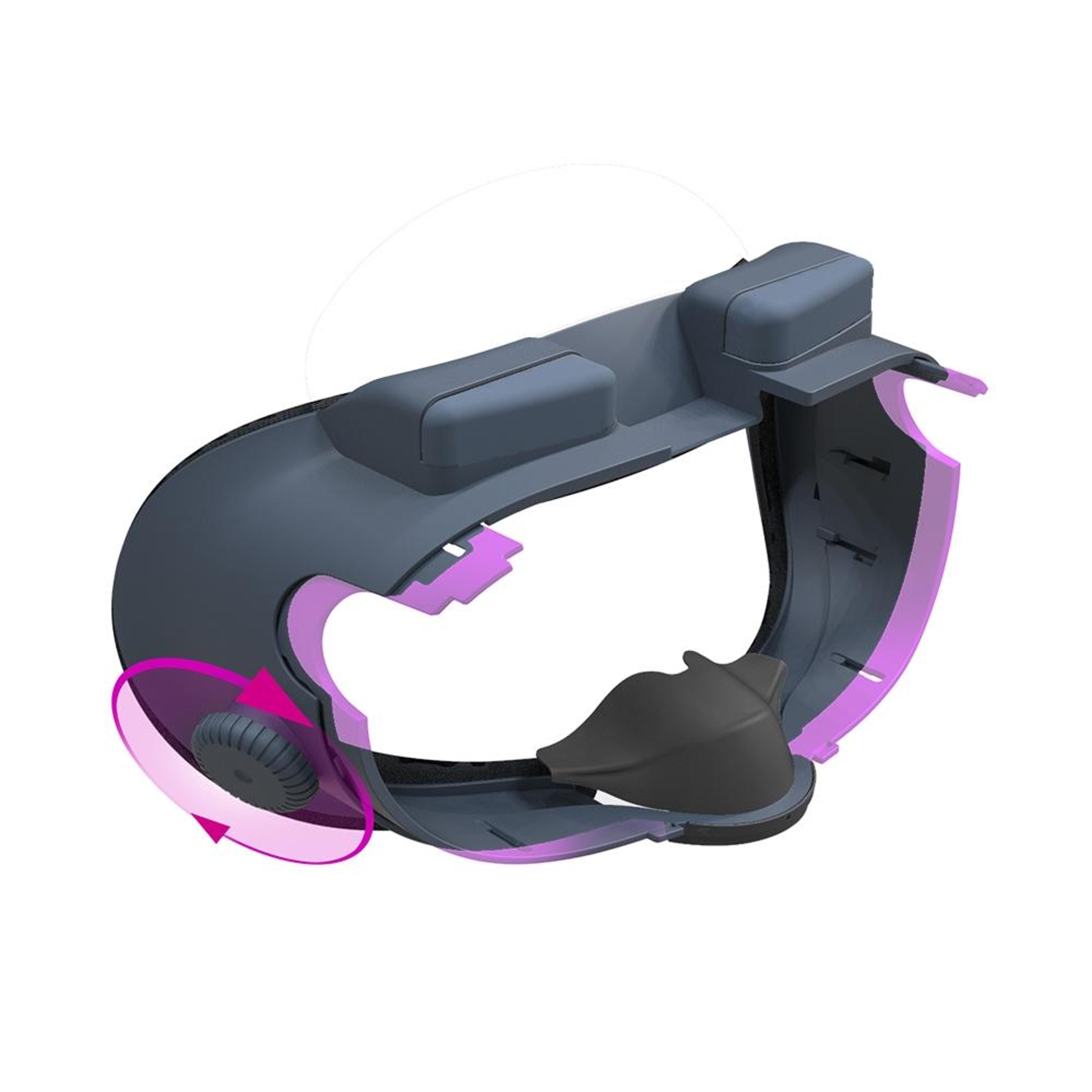 Adjustable Meta Quest 3 Facial Interface With Light Blocking Ventilation And GlassesFriendly Fit 2