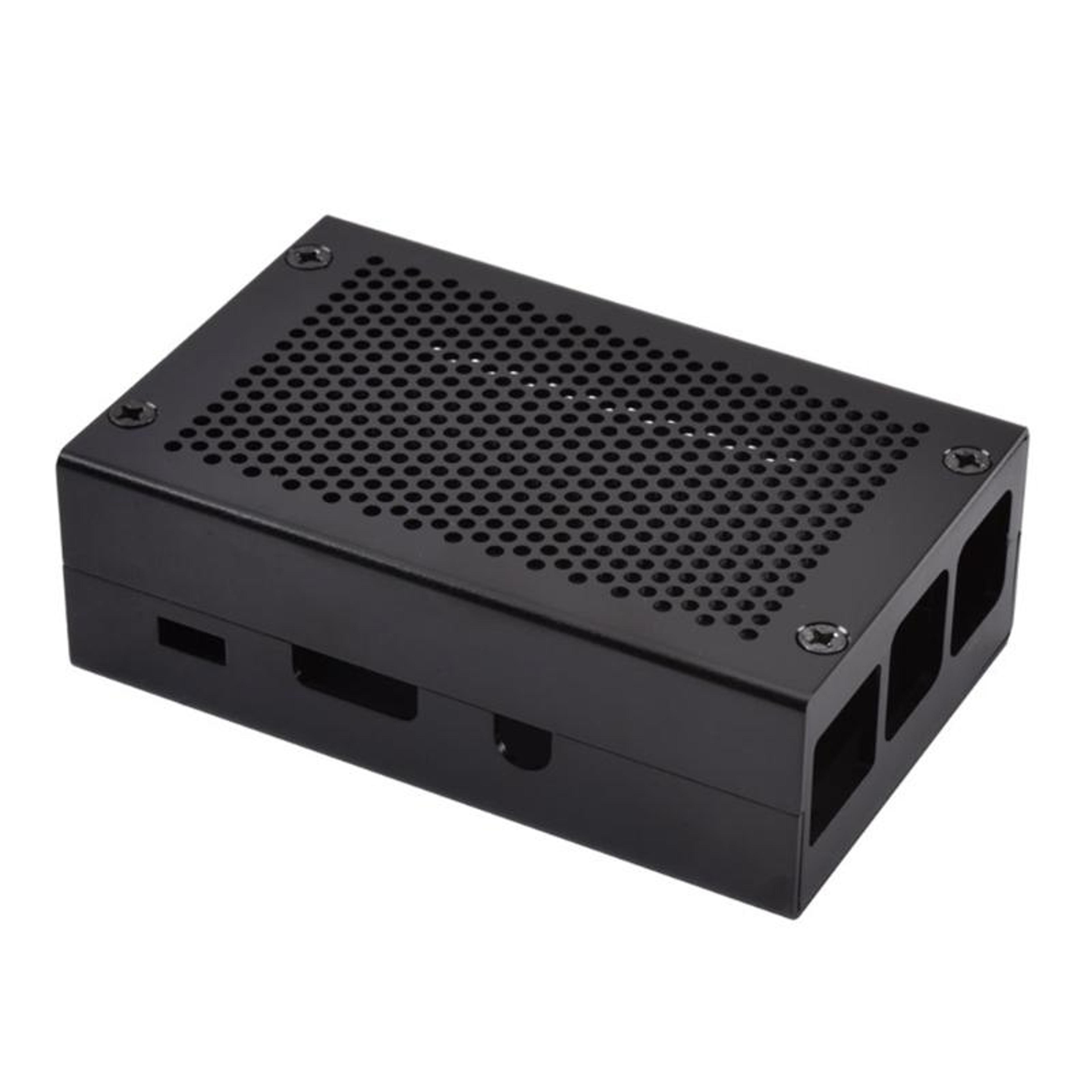 Aluminum Raspberry Pi 3 Case With Ventilated Cooling For Pi 2B Black 0
