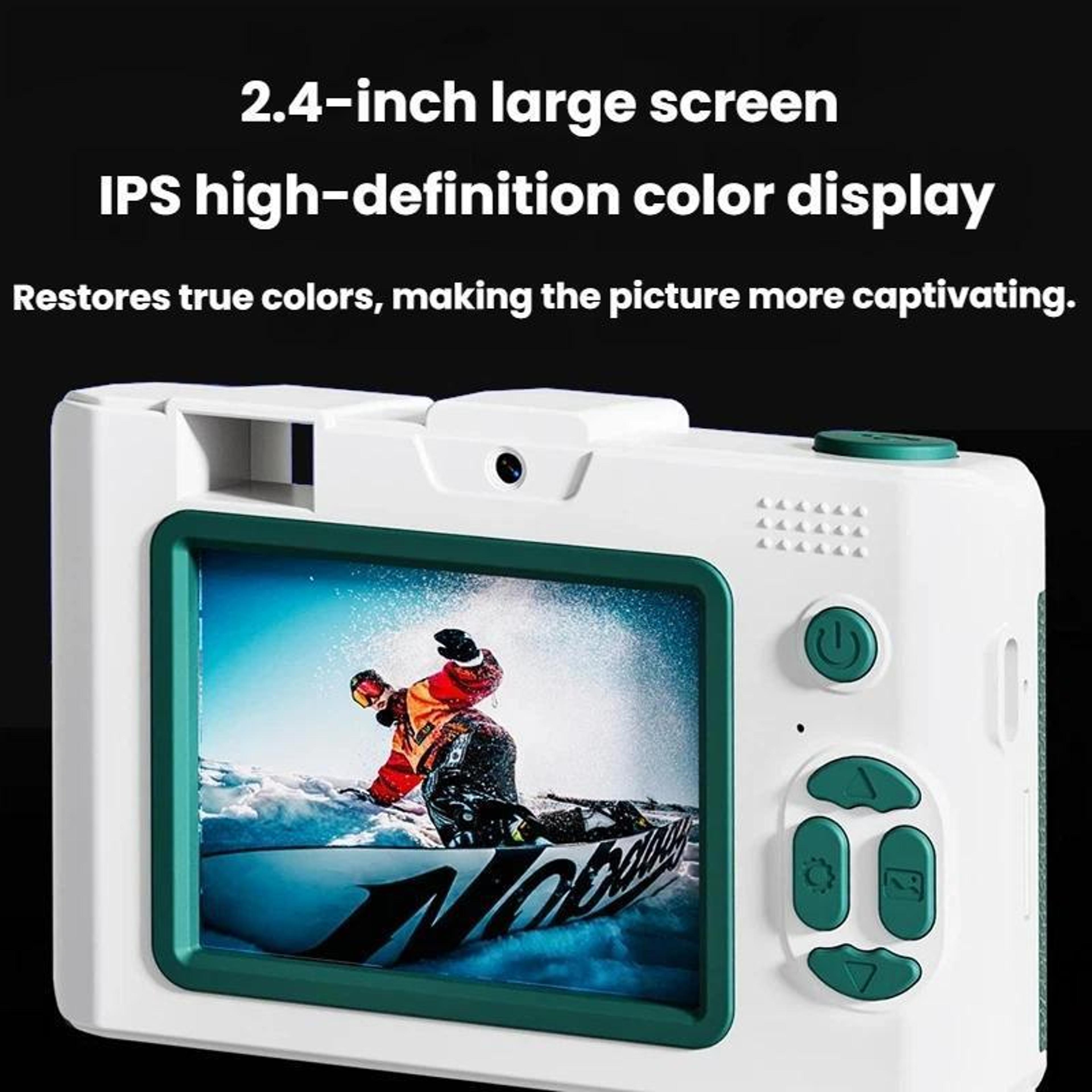 WiFi Digital Camera With Dual Cameras 24 Inch IPS Screen And 16X Zoom 1