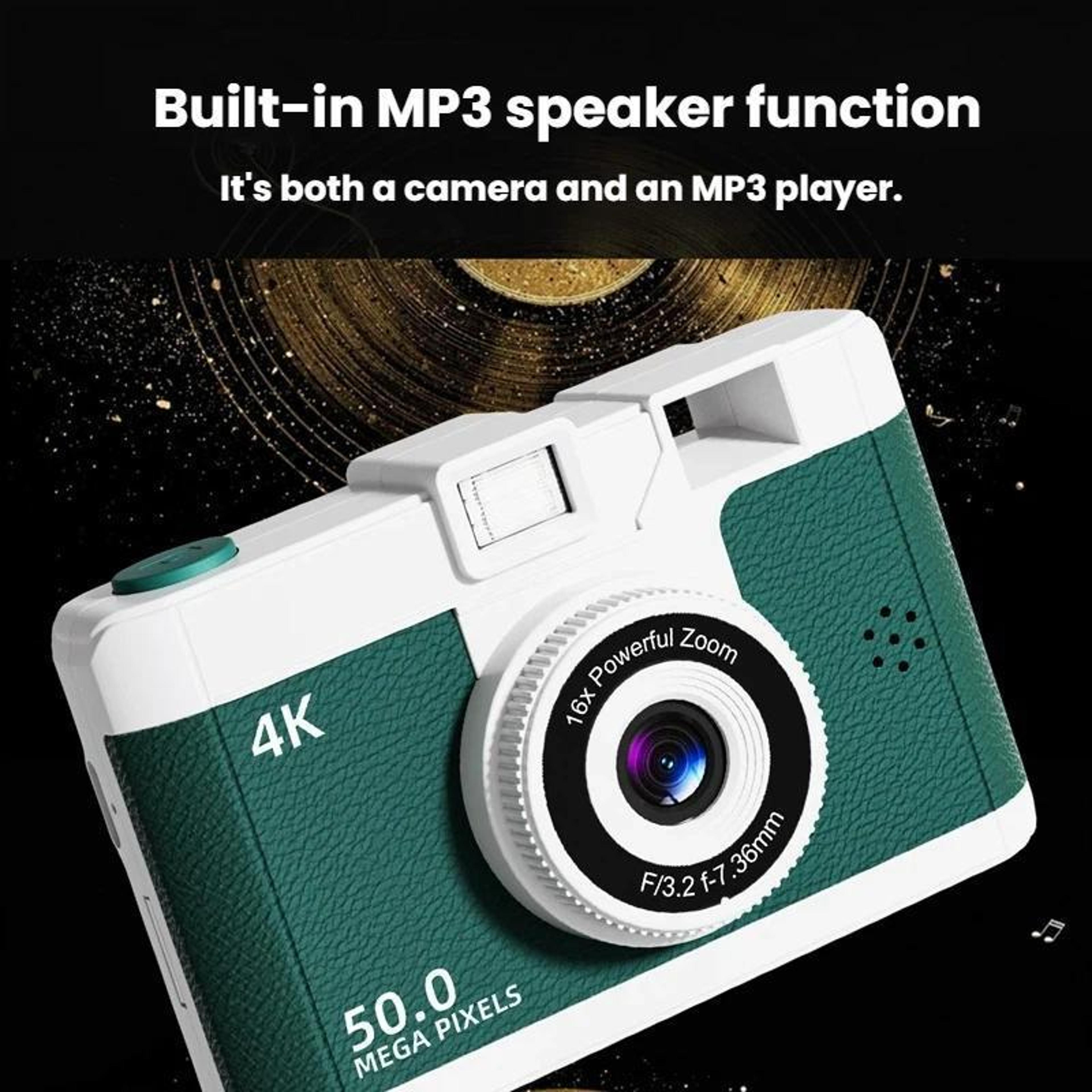 WiFi Digital Camera With Dual Cameras 24 Inch IPS Screen And 16X Zoom 7