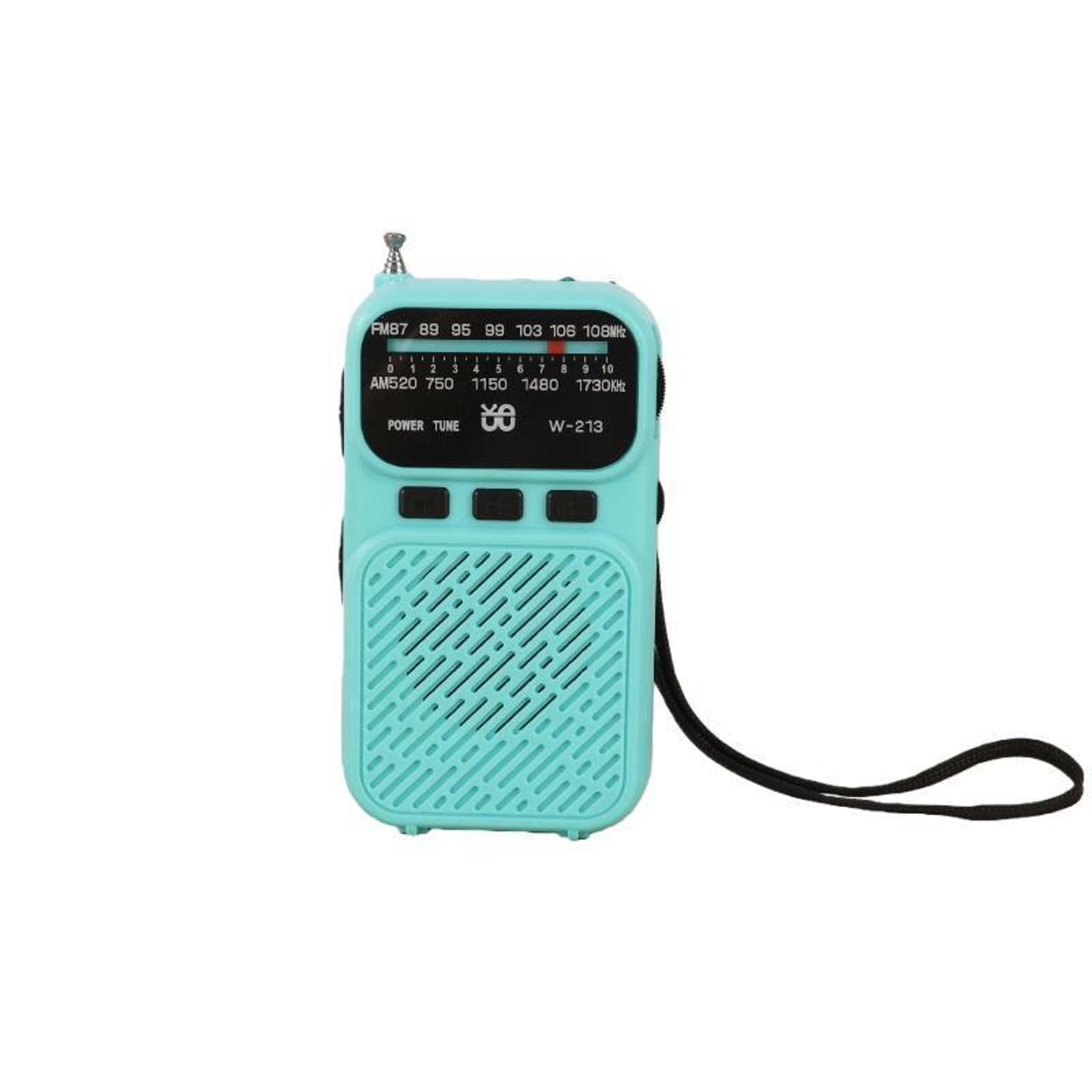 portable am/fm radio with bluetooth 5.3 dual power and flashlight