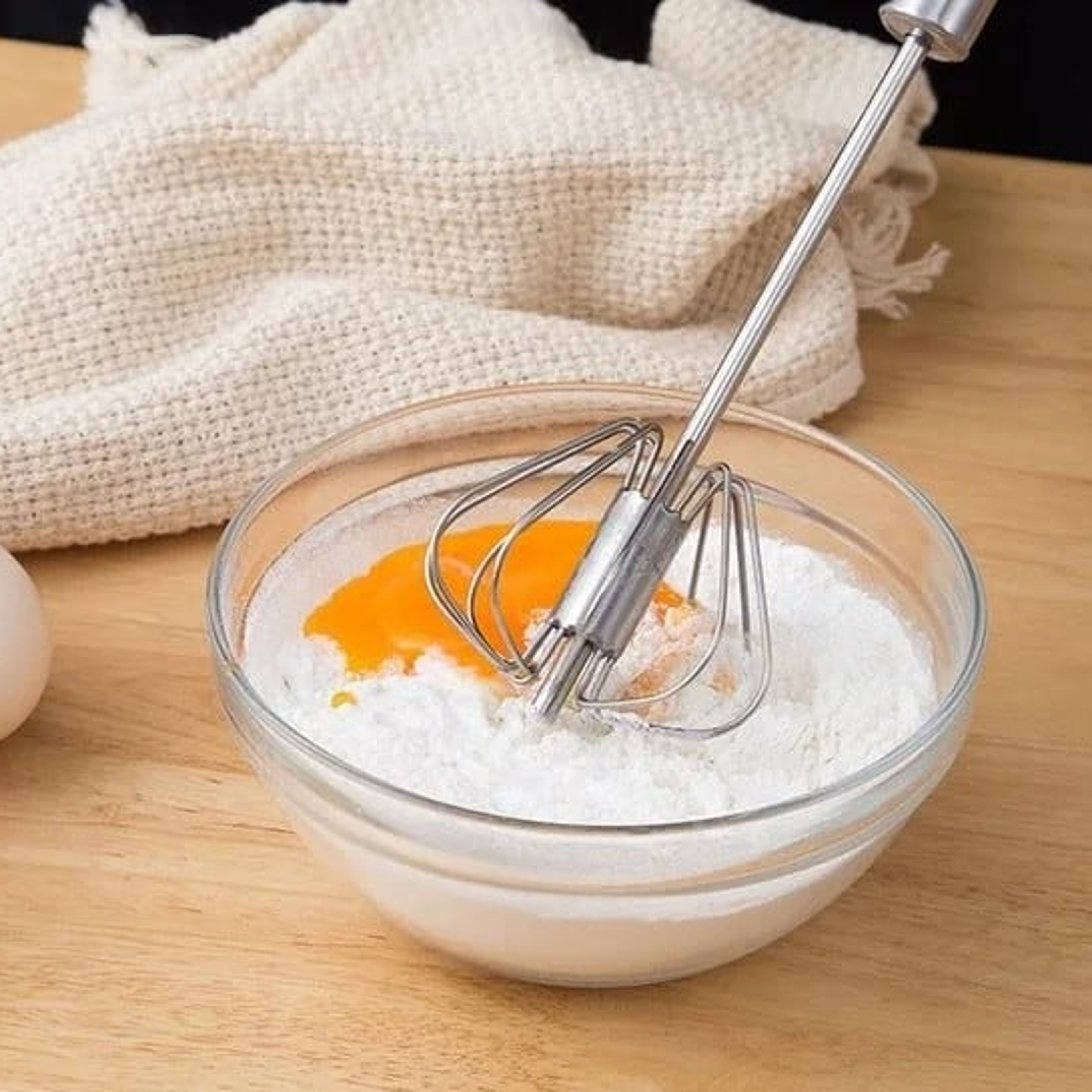 Hand Push Rotary Whisk Blender