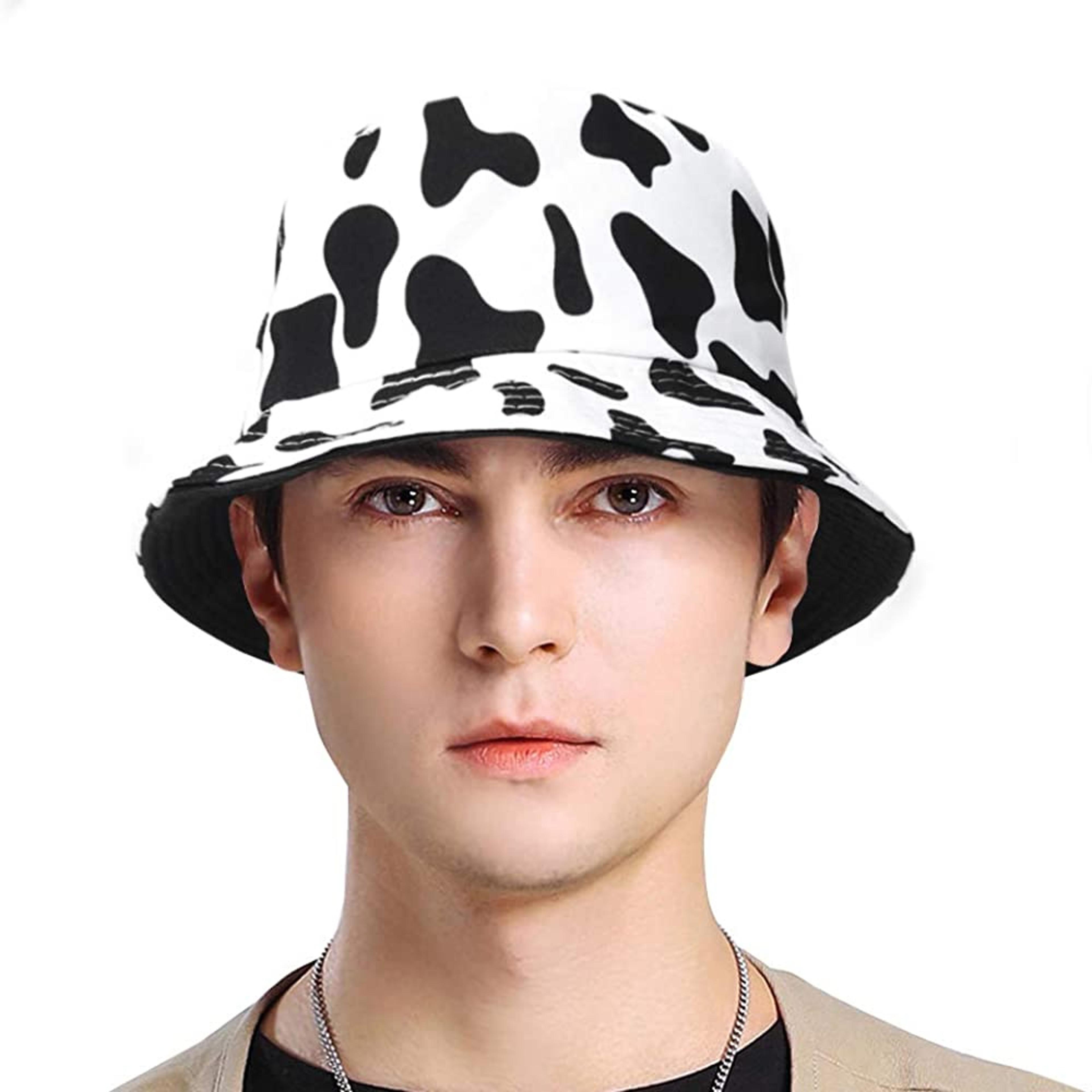 Sunprotective animal pattern bucket hat