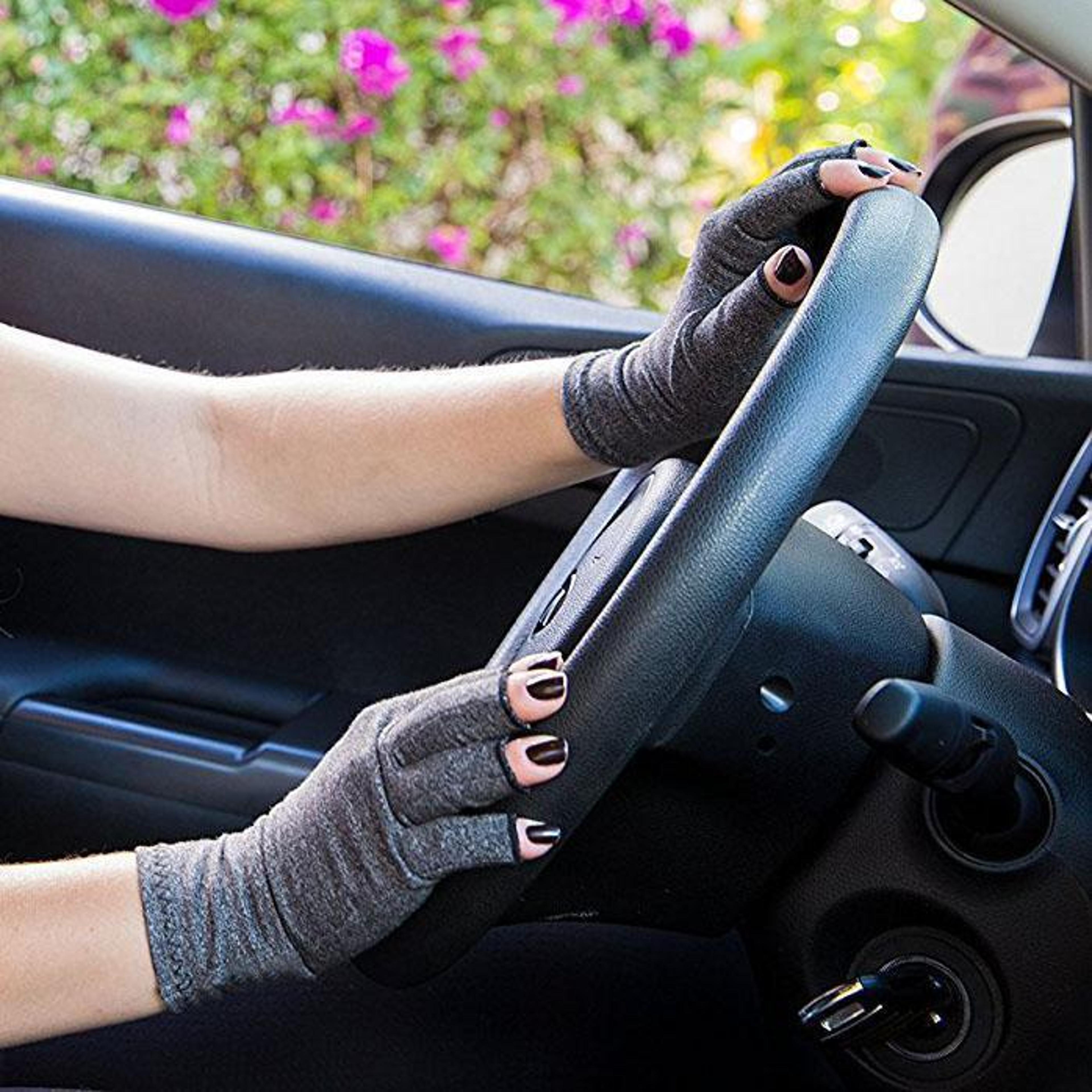 arthritis compression fingerless gloves – perfect gift for hand support