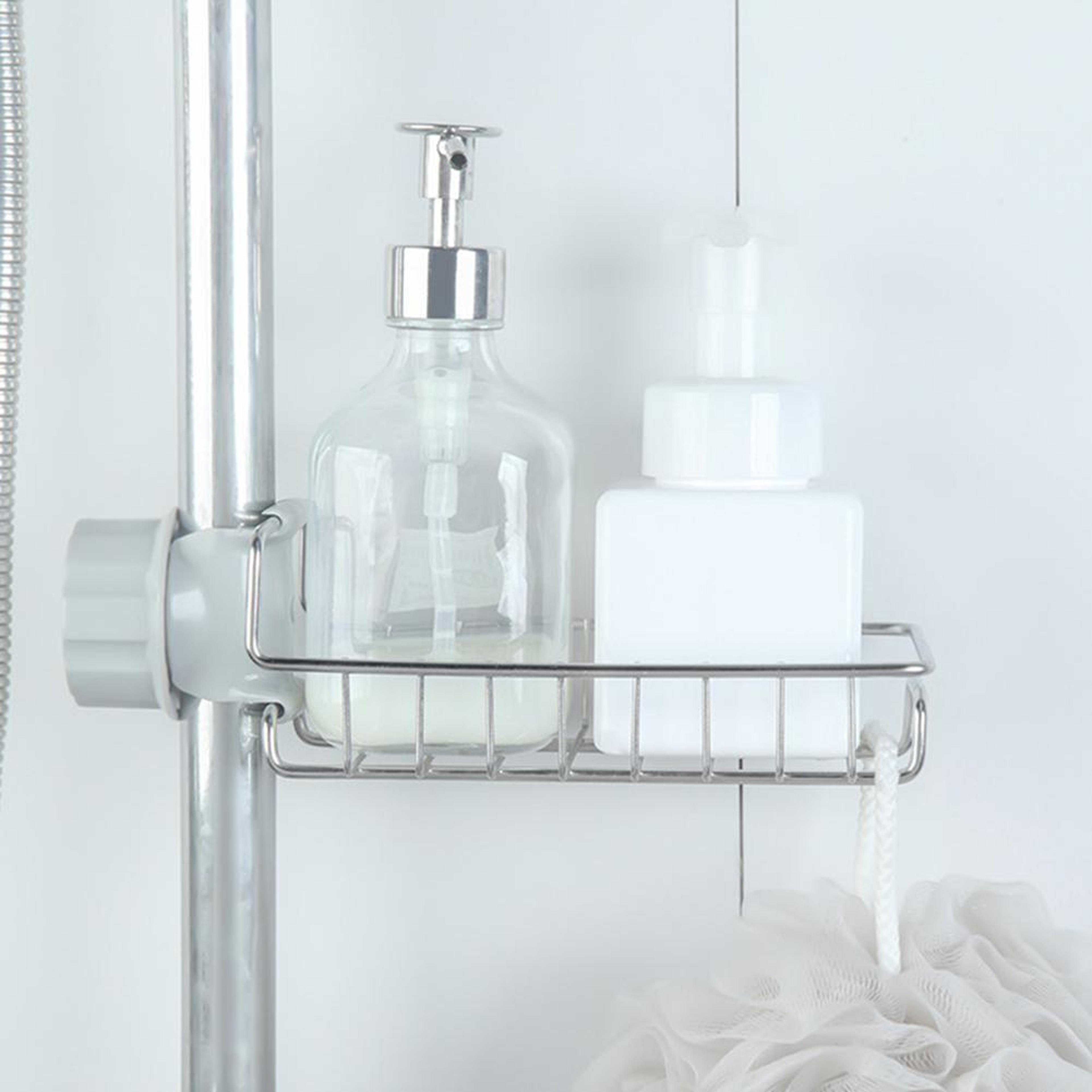 Easy install kitchen sink organizer without tools