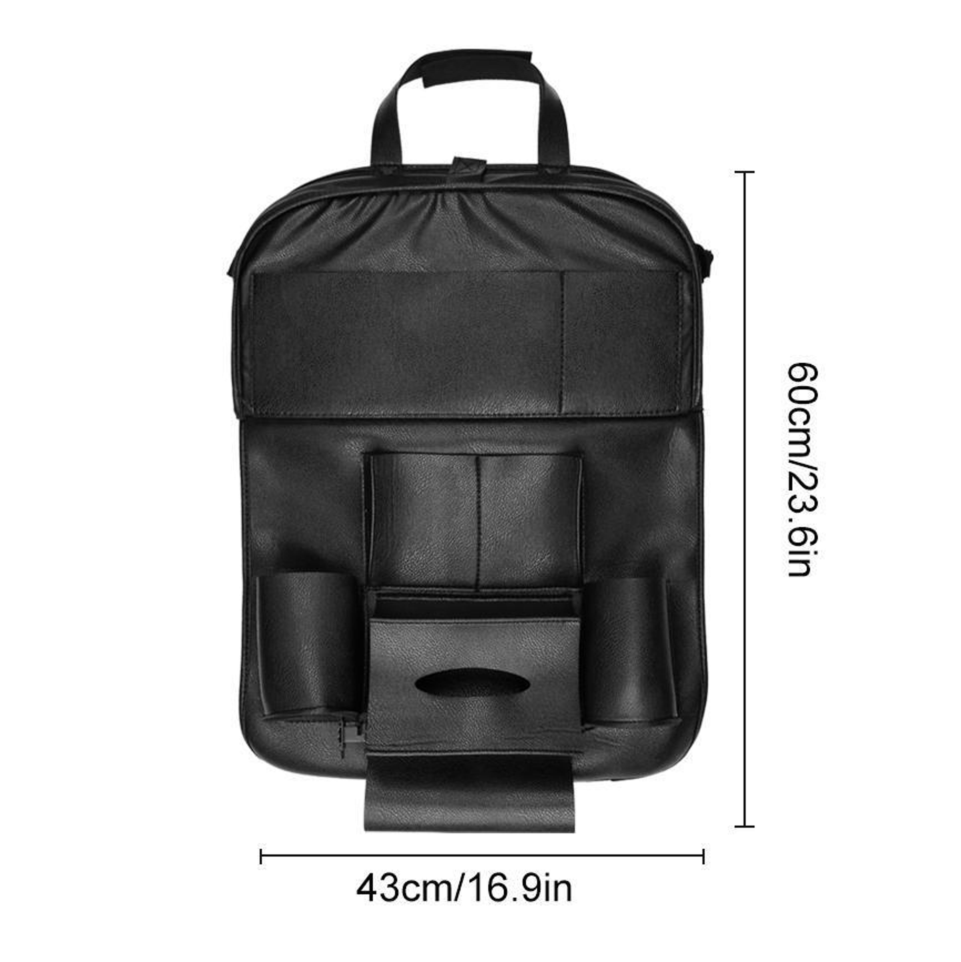 Leather Car Seat Organizer 4