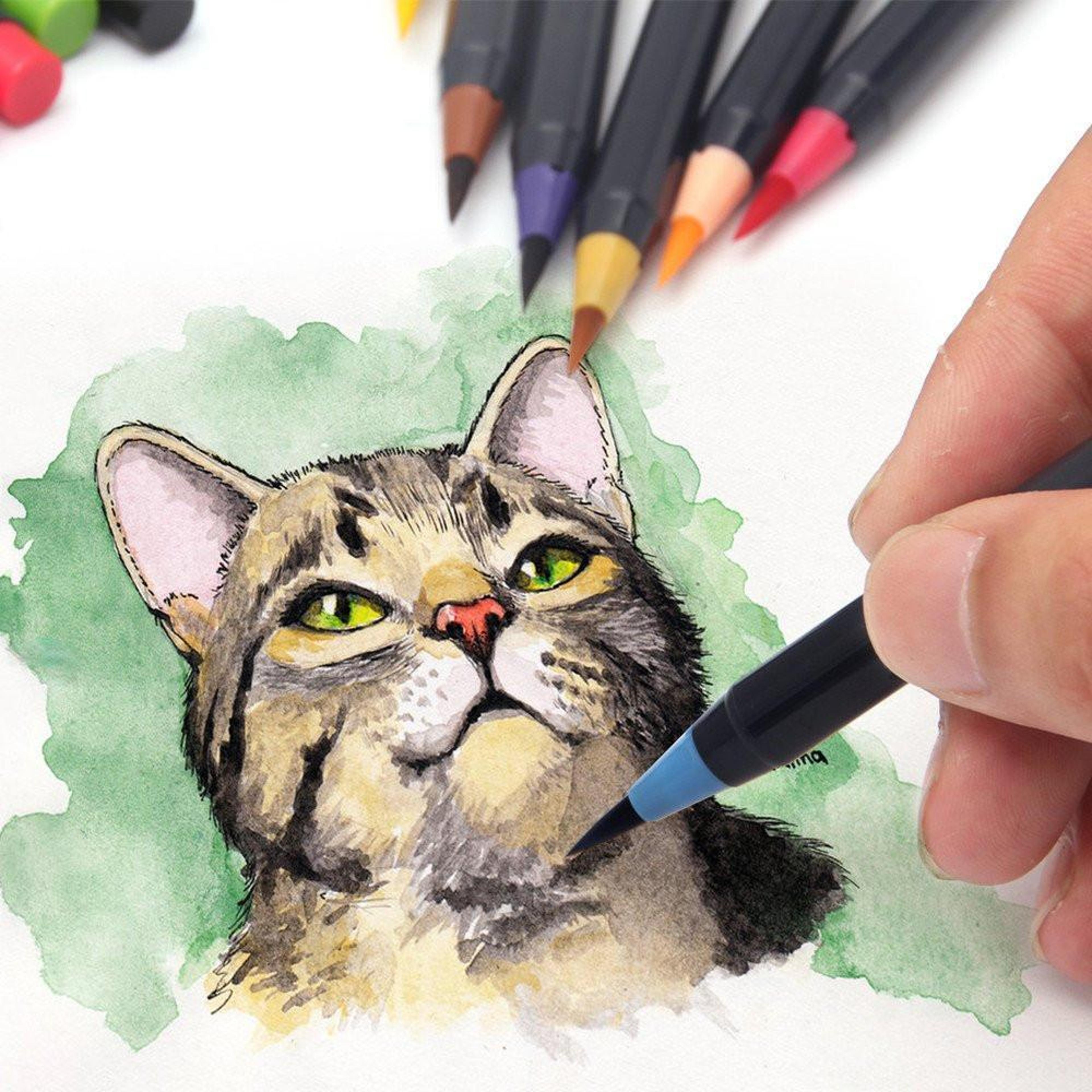 Highquality watercolor markers