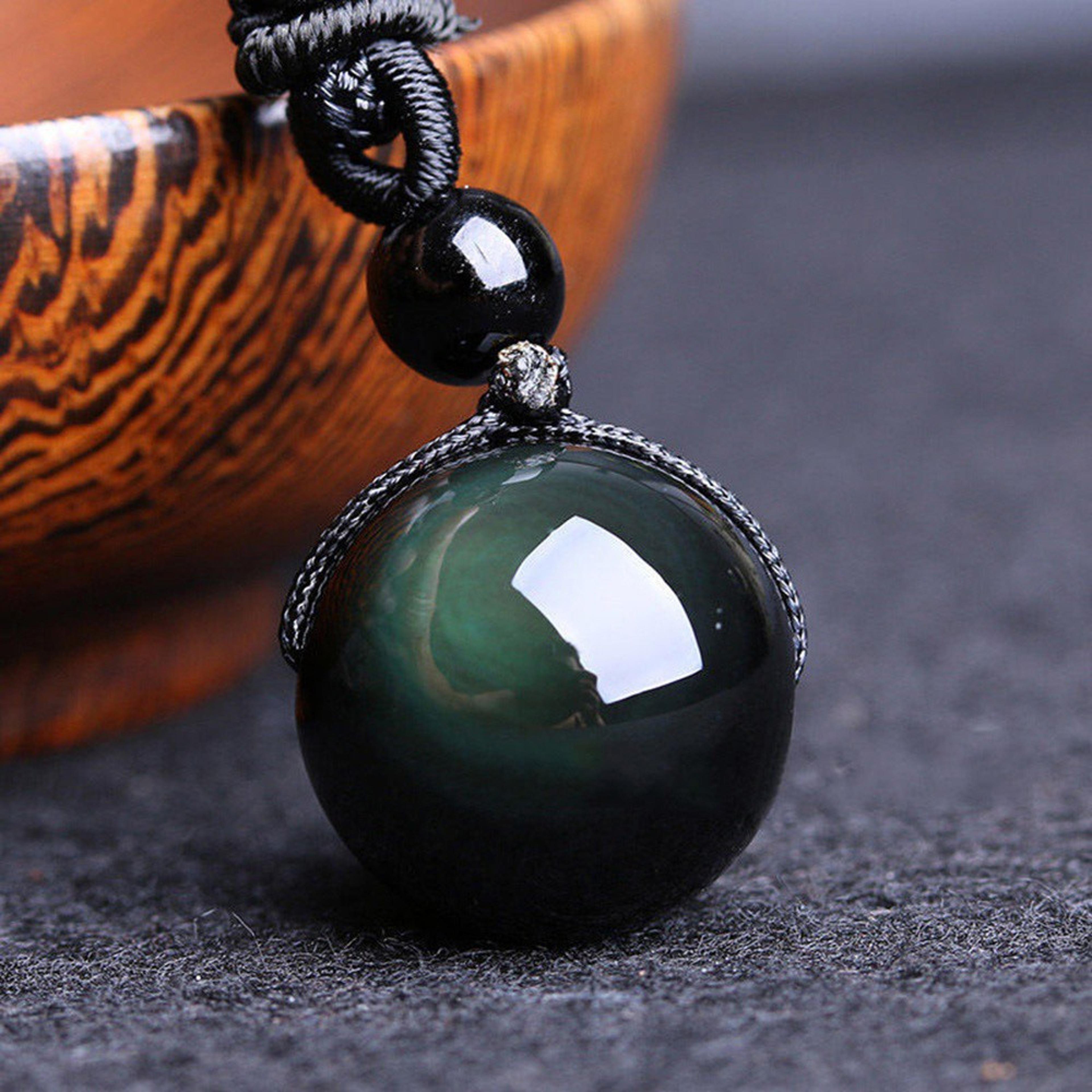 Obsidian Necklace Crystal For Women 1