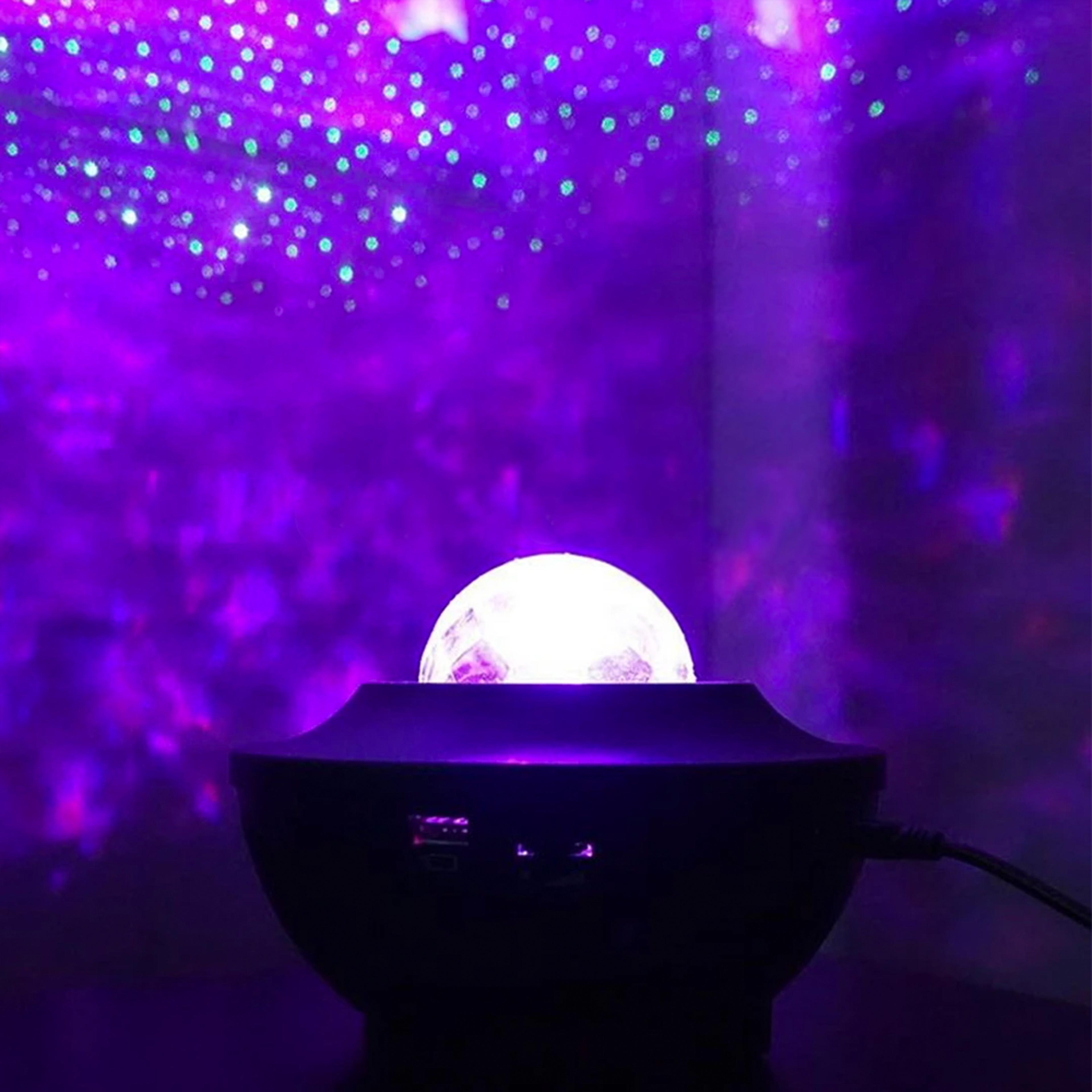 Remote Controlled Bluetooth Music Starry Galaxy Projector Light 2