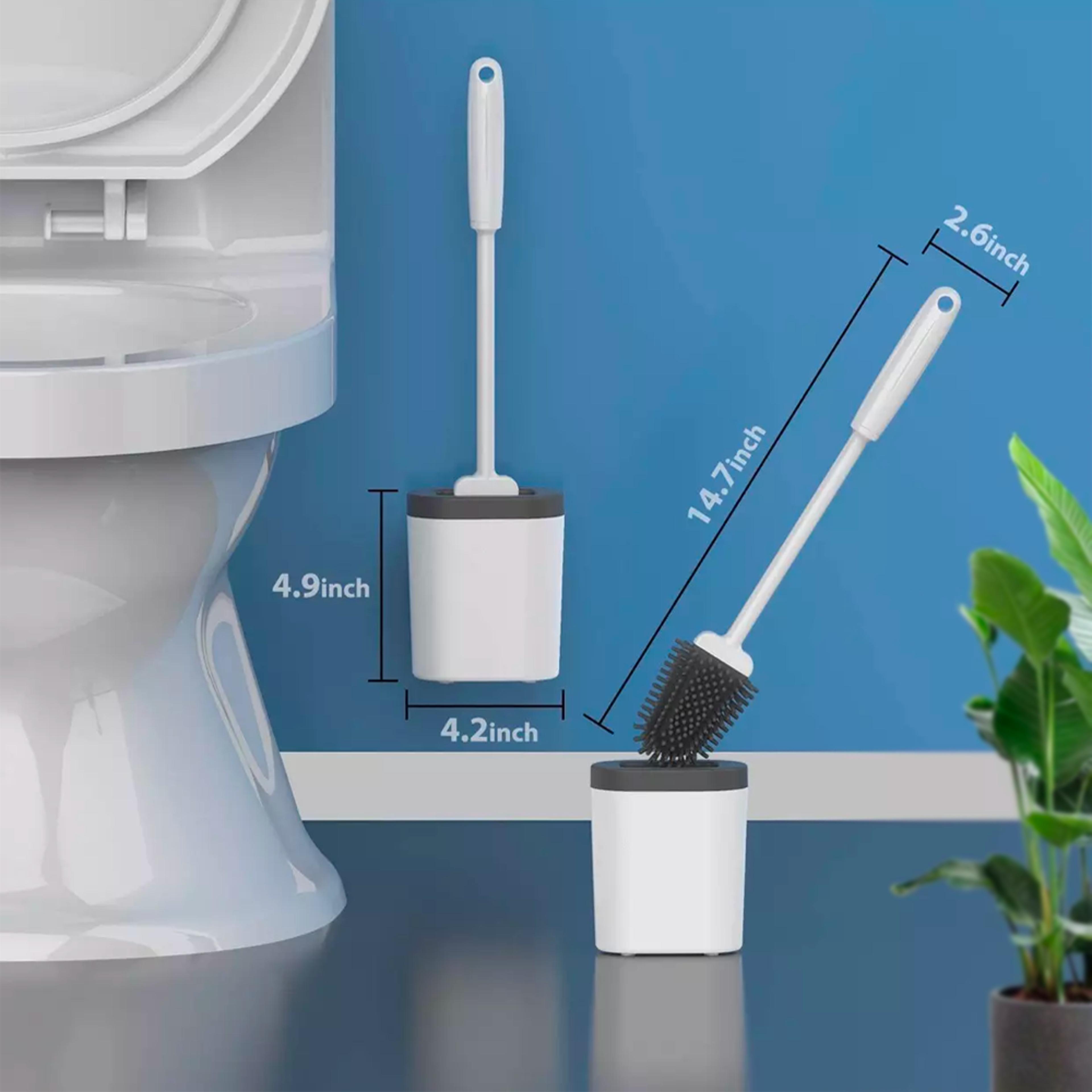 flexible silicone toilet brush