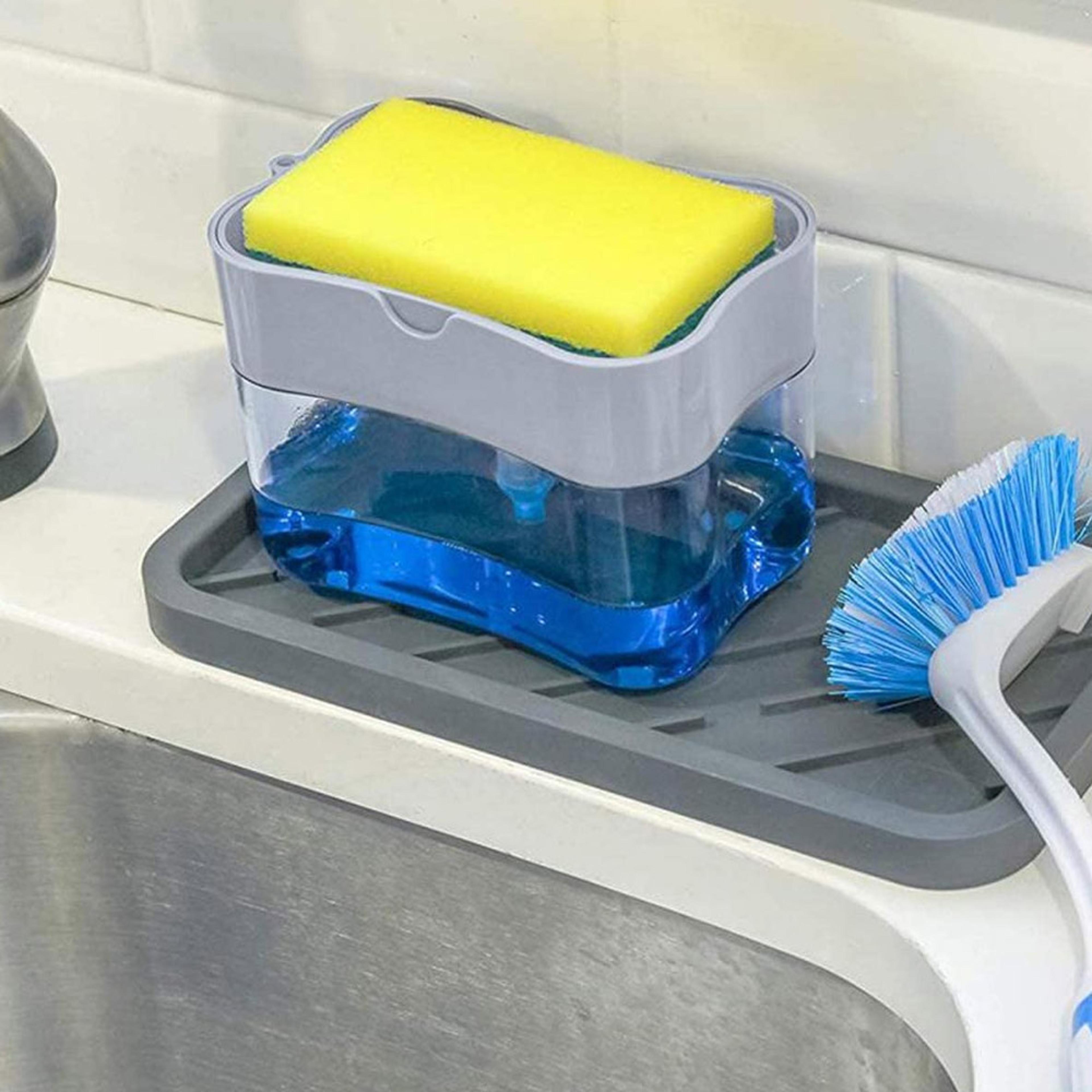 Soap Caddy With Sponge Holder 1