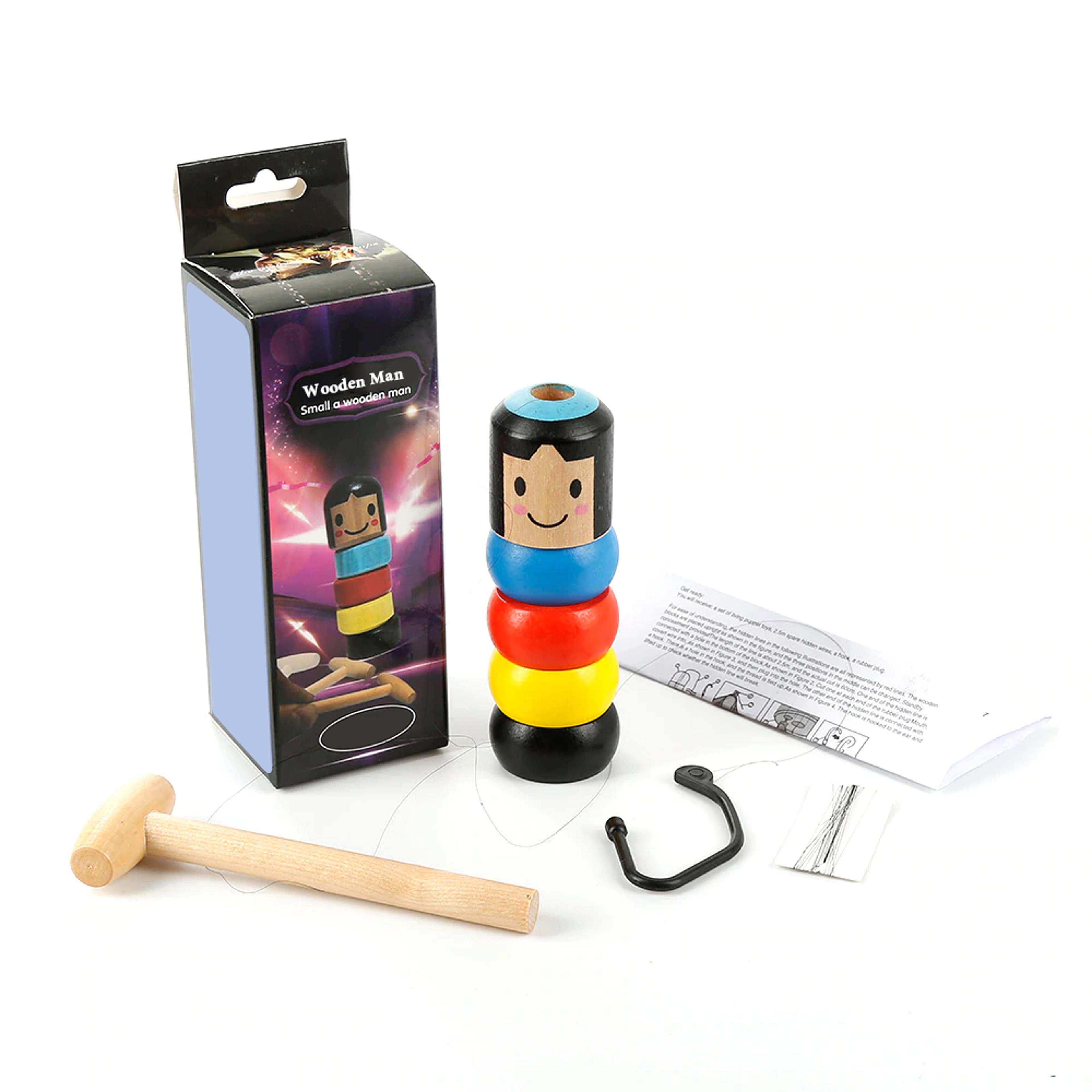 Unbreakable wooden toy for toddlers and kids