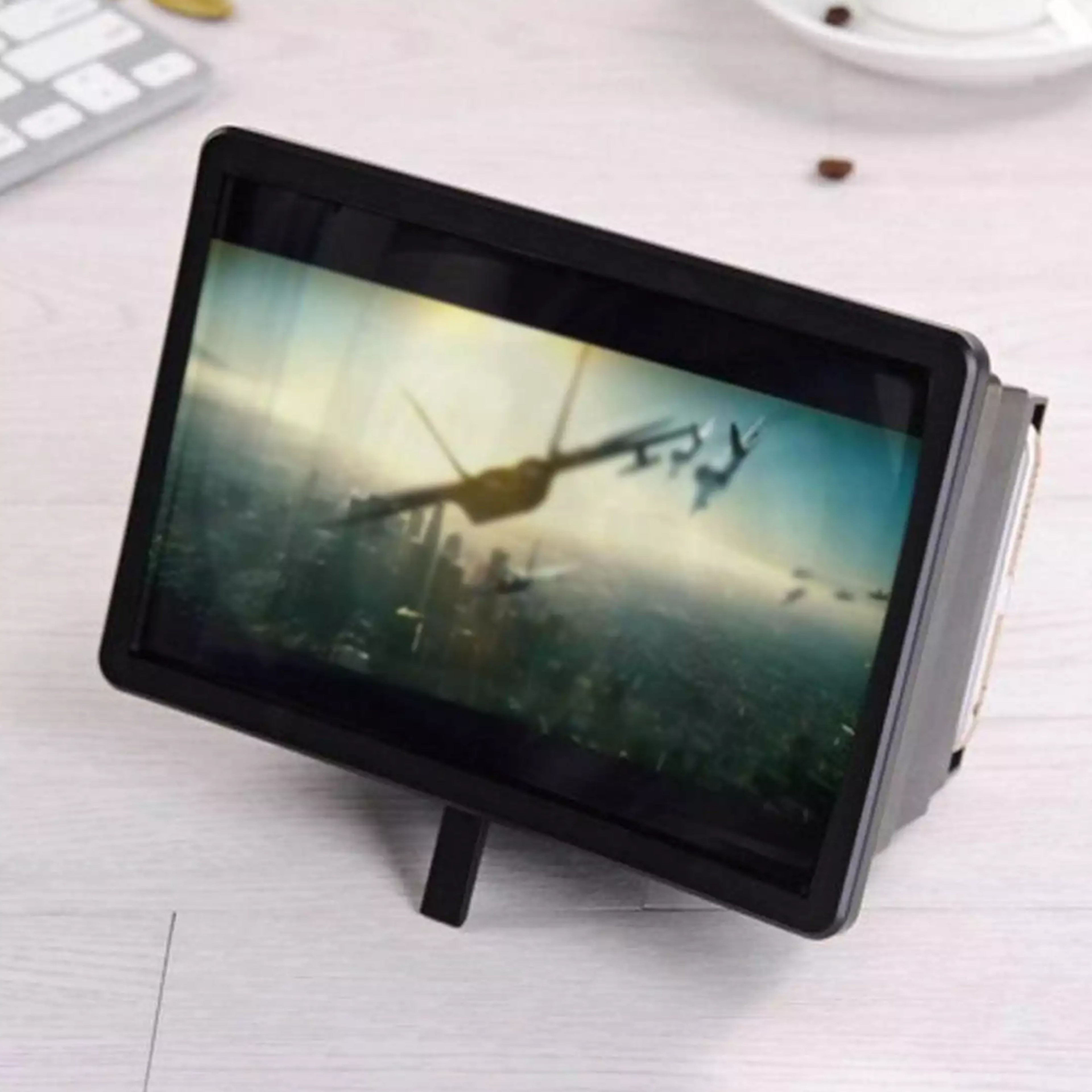 3D Portable Universal Screen Amplifier black