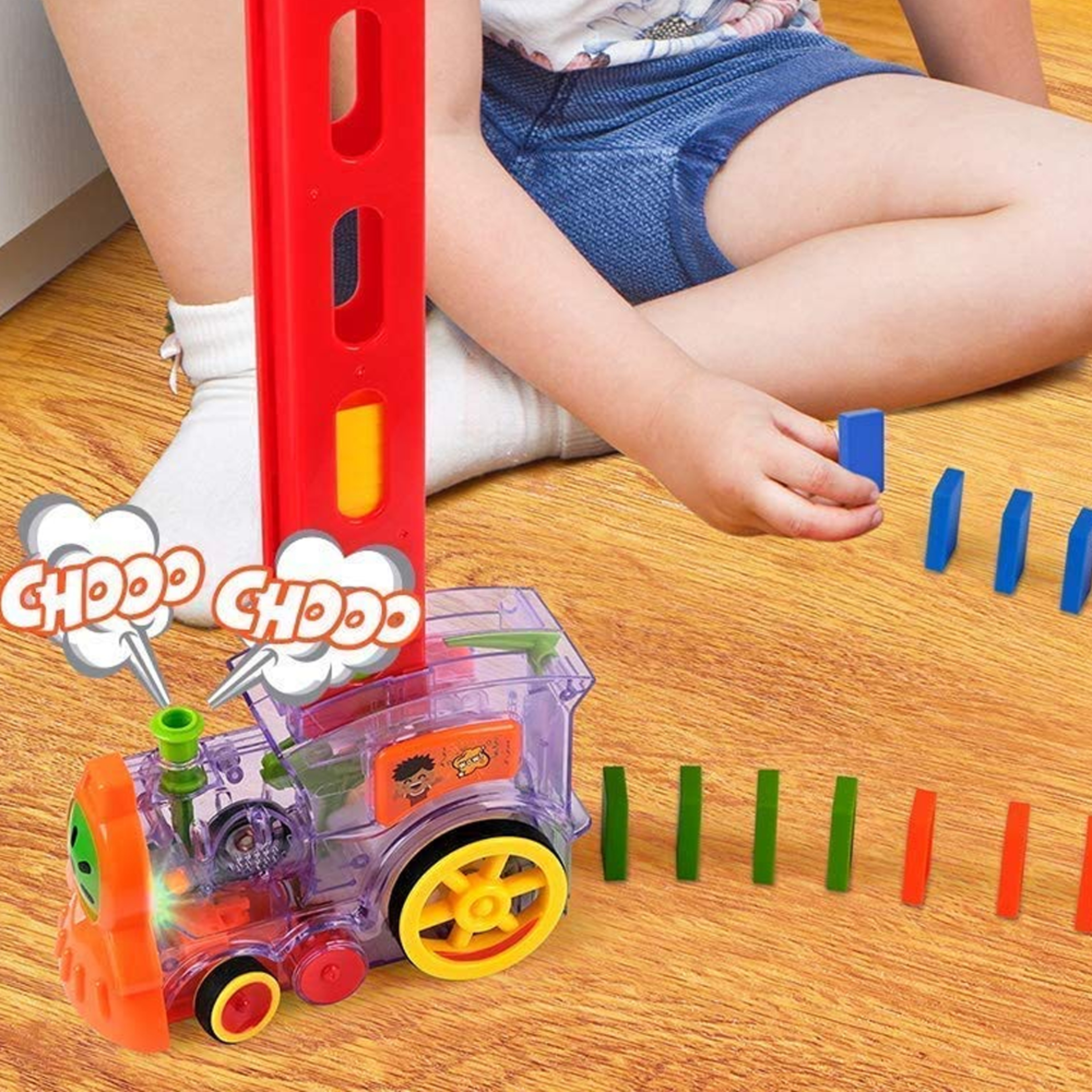 Interactive domino machine