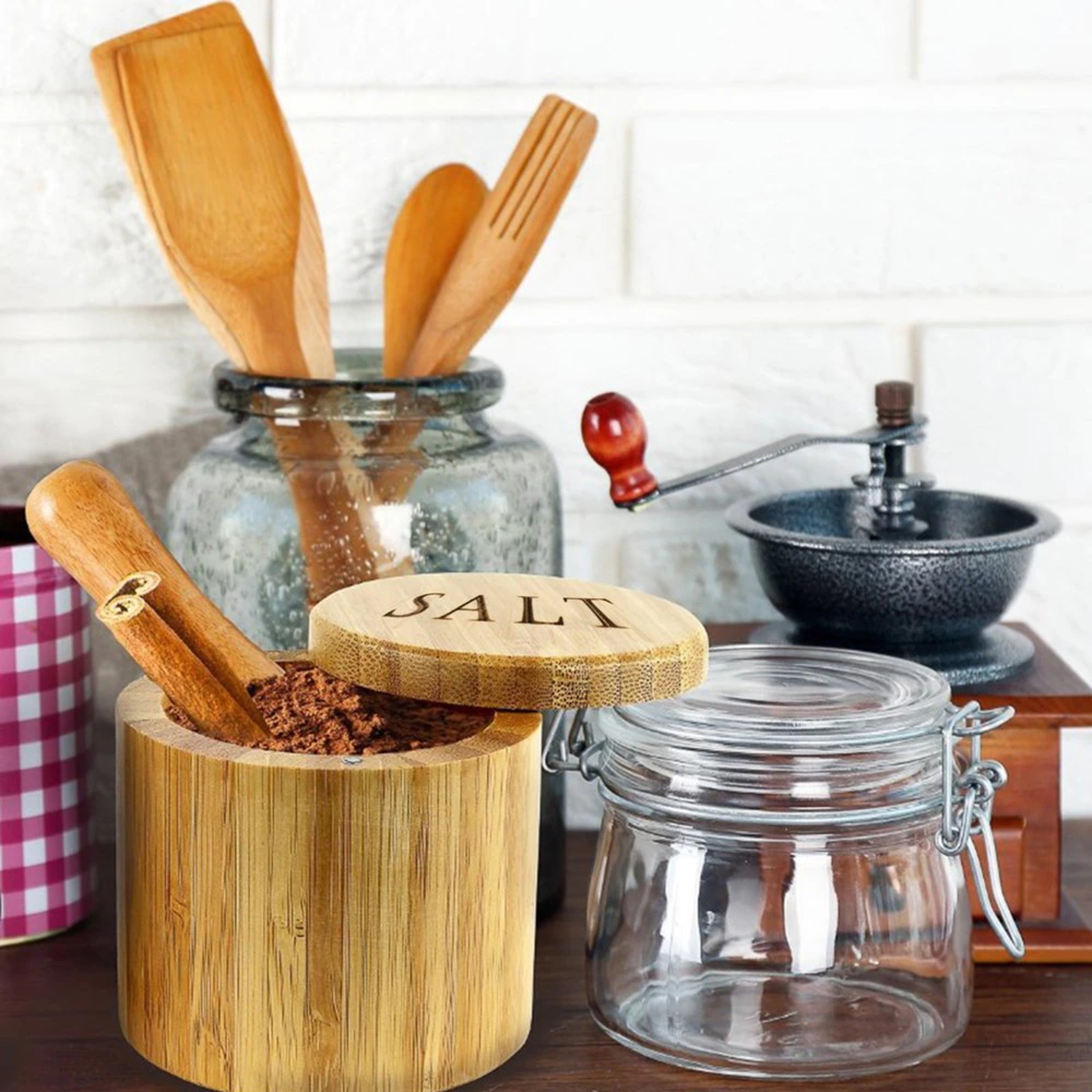Bamboo Salt Storage Box1