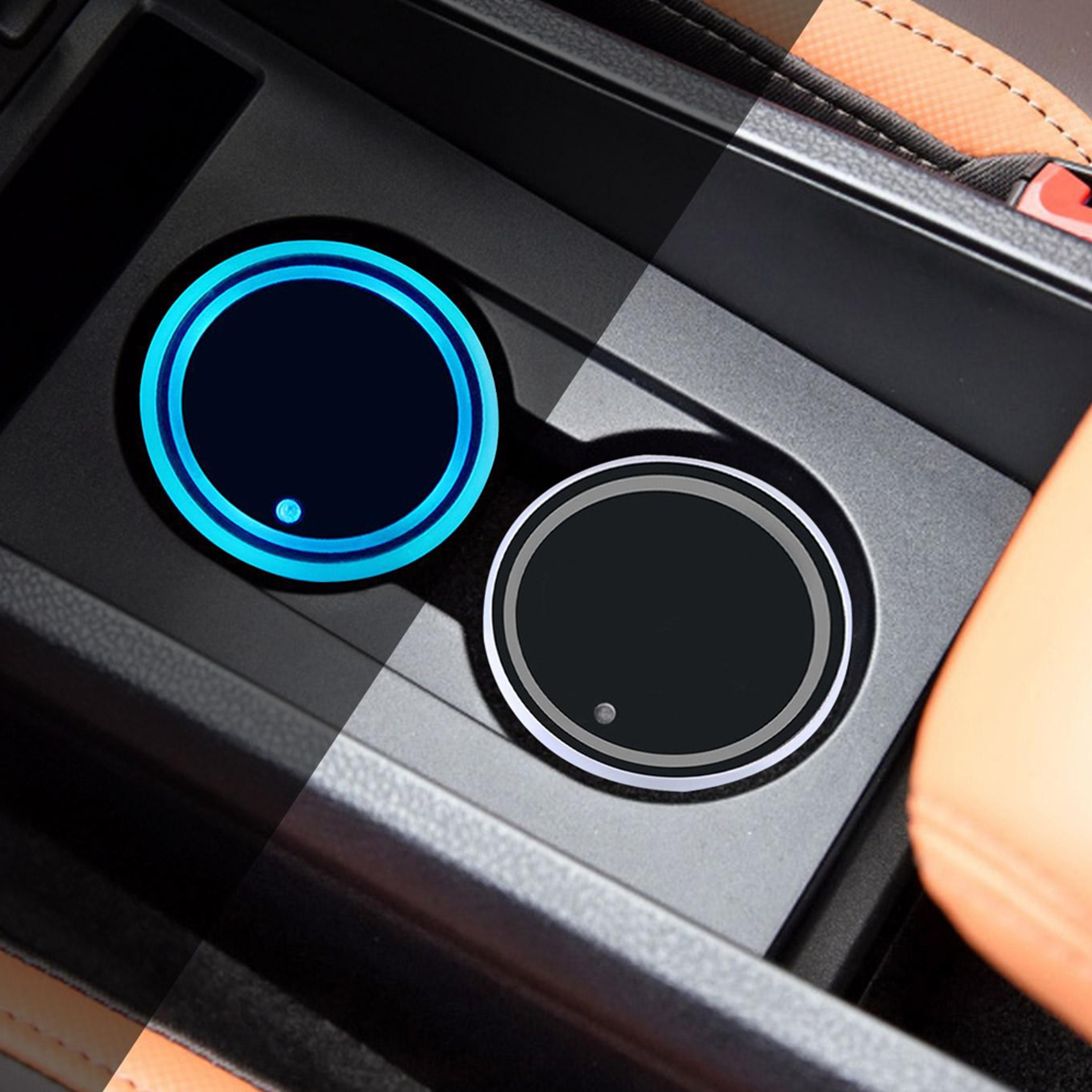 Car LED Cup Holder Coasters3