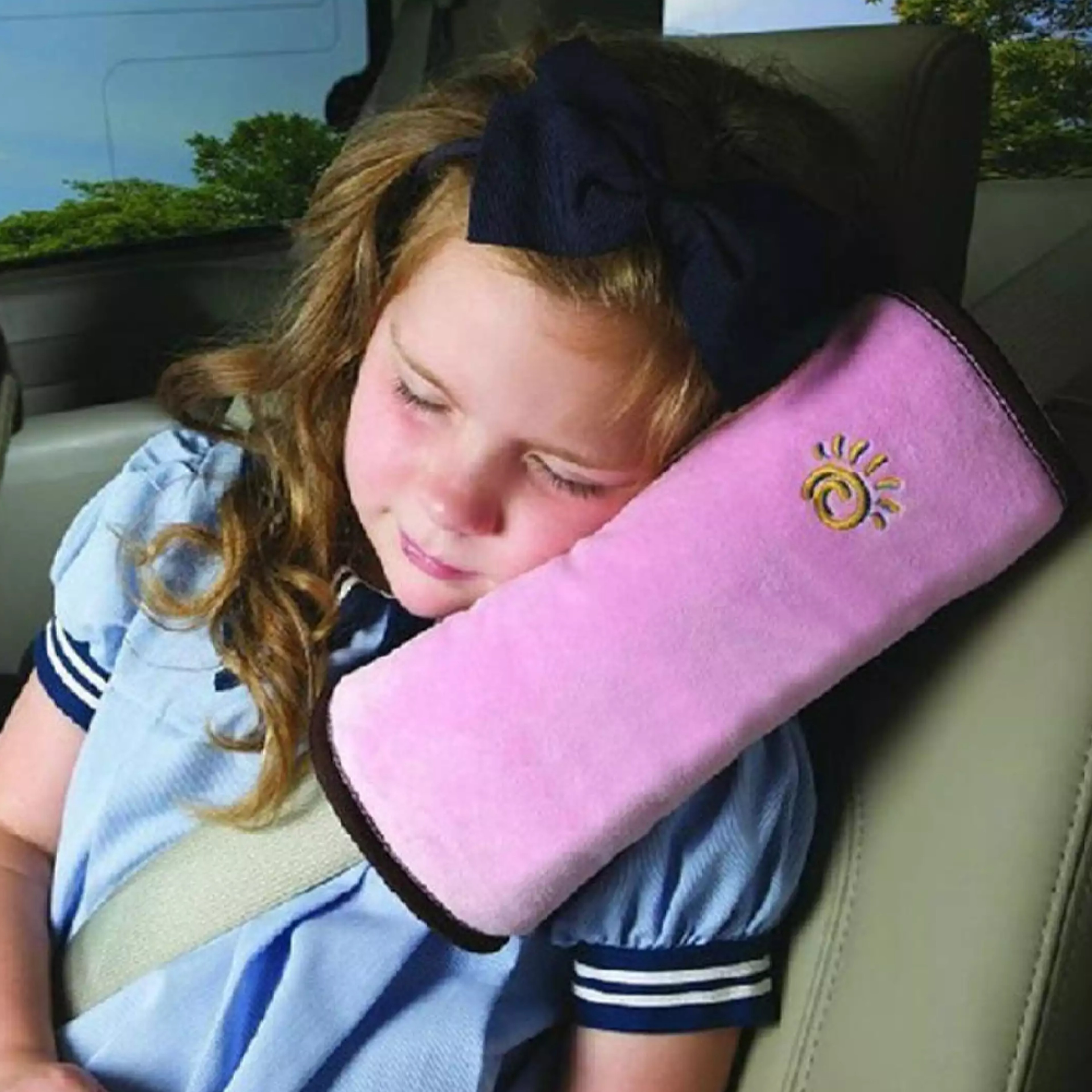 Soft and safe car seatbelt covers for kids