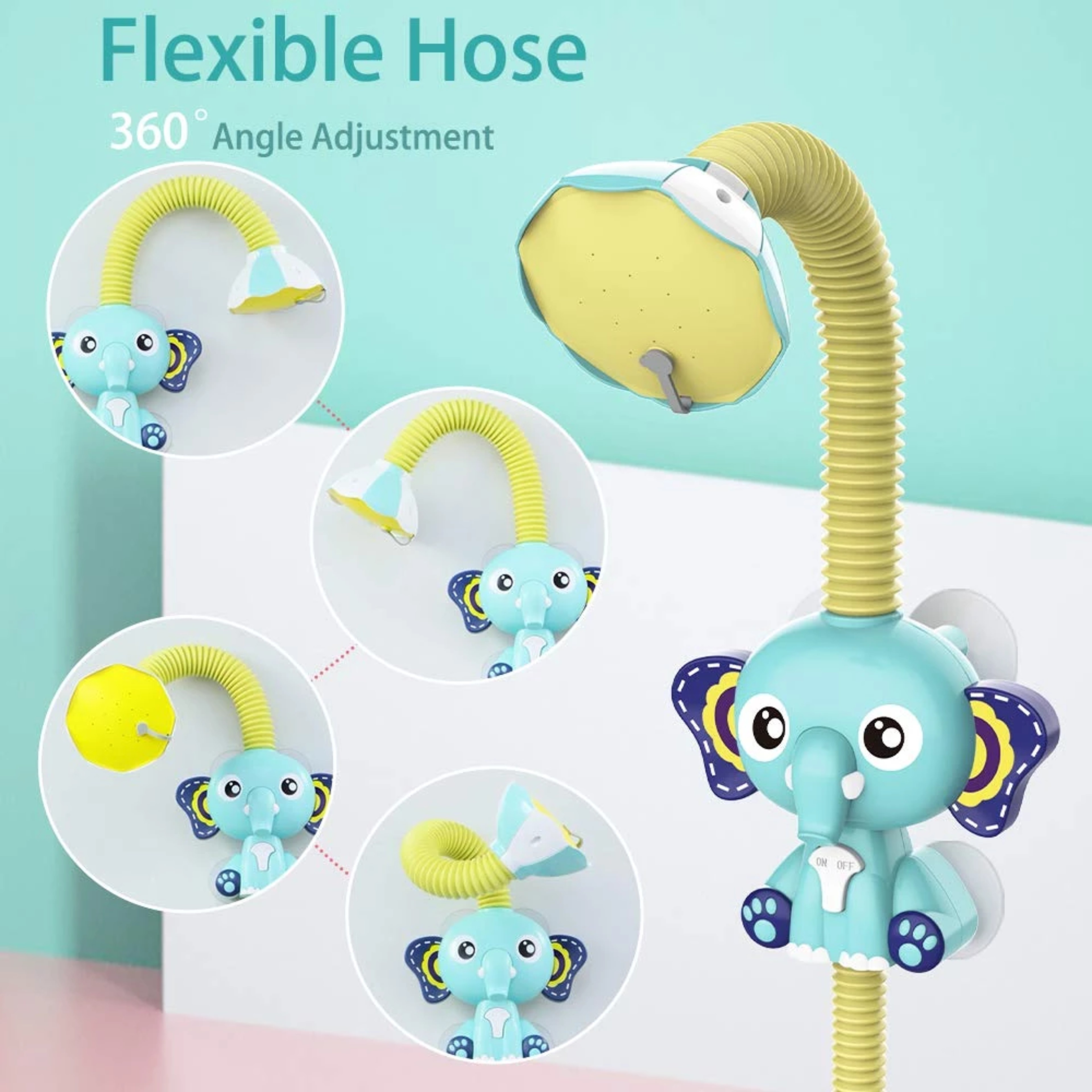 Portable water sprinkler toy for kids