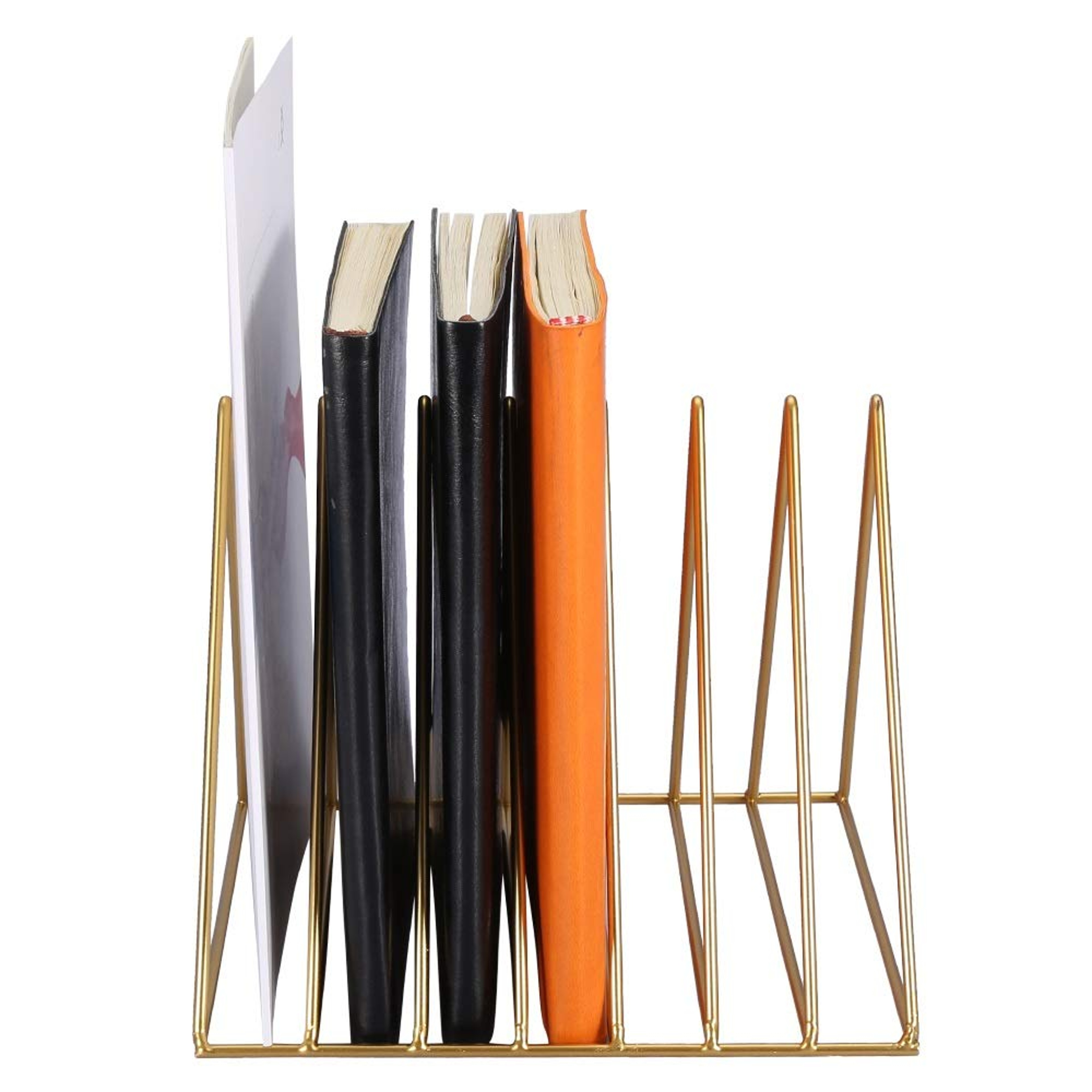 Decorative Gold Magazine Holder Stand 3