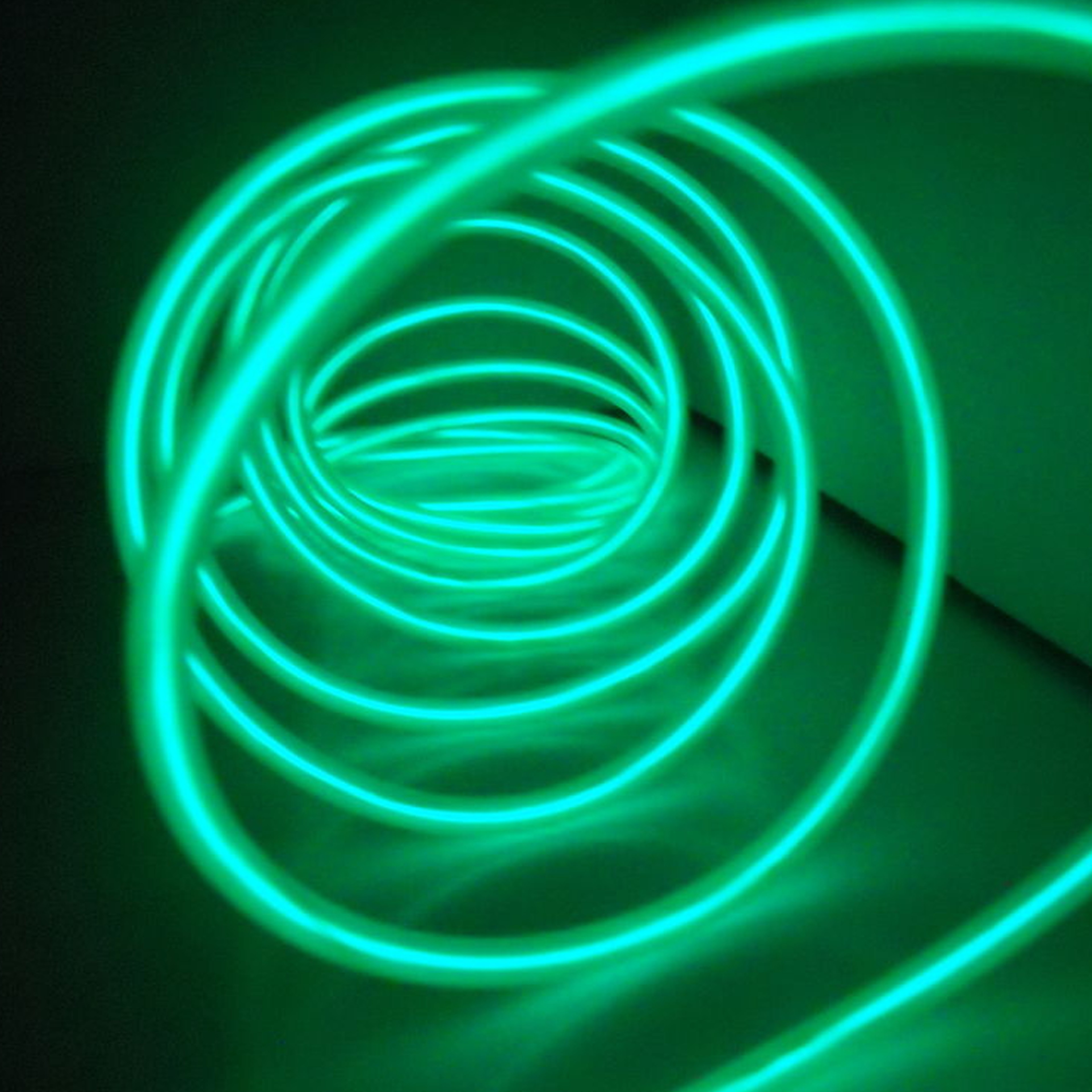 DIY Flexible Multi-Colored Neon Wire LED Lights Green