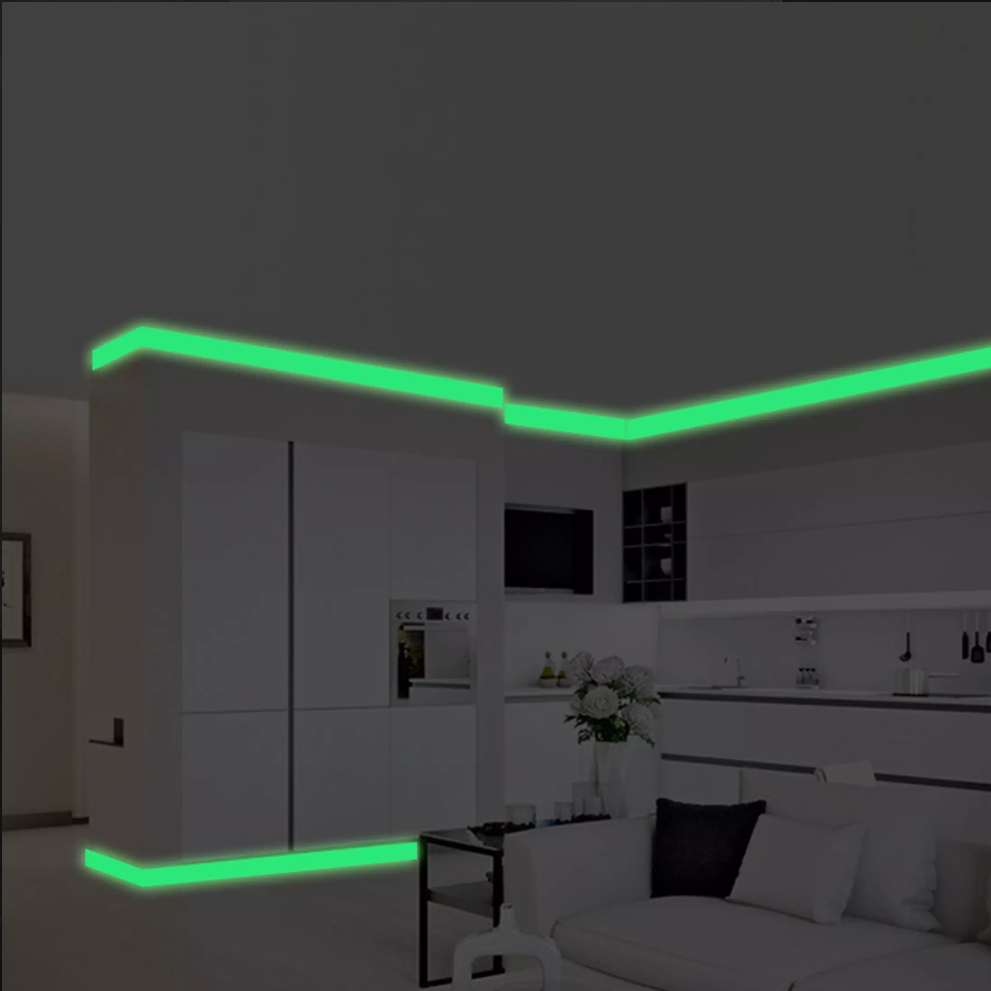 Glow-In-The-Dark Neon Tape 2