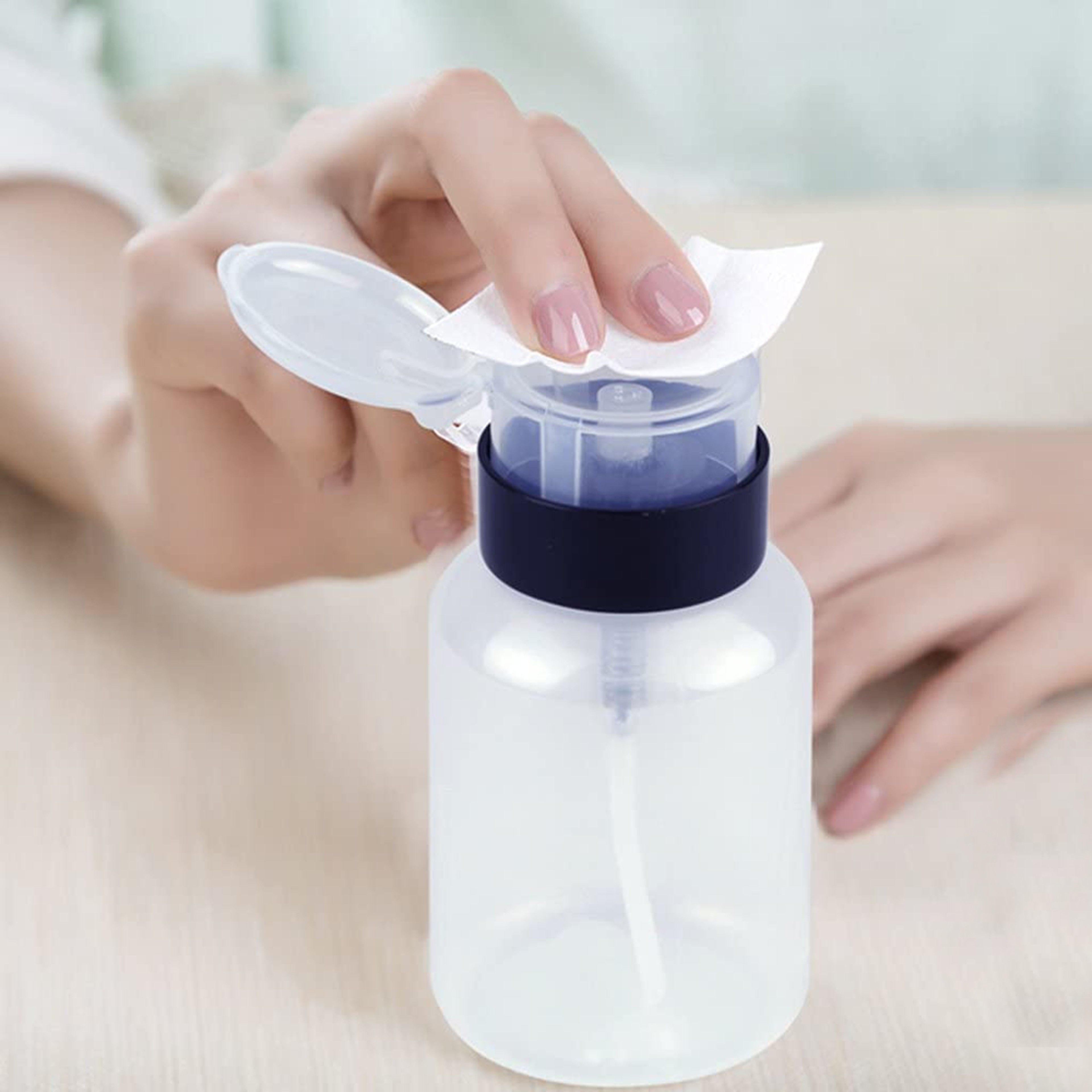Liquid Push Down Alcohol Pump Dispenser 1