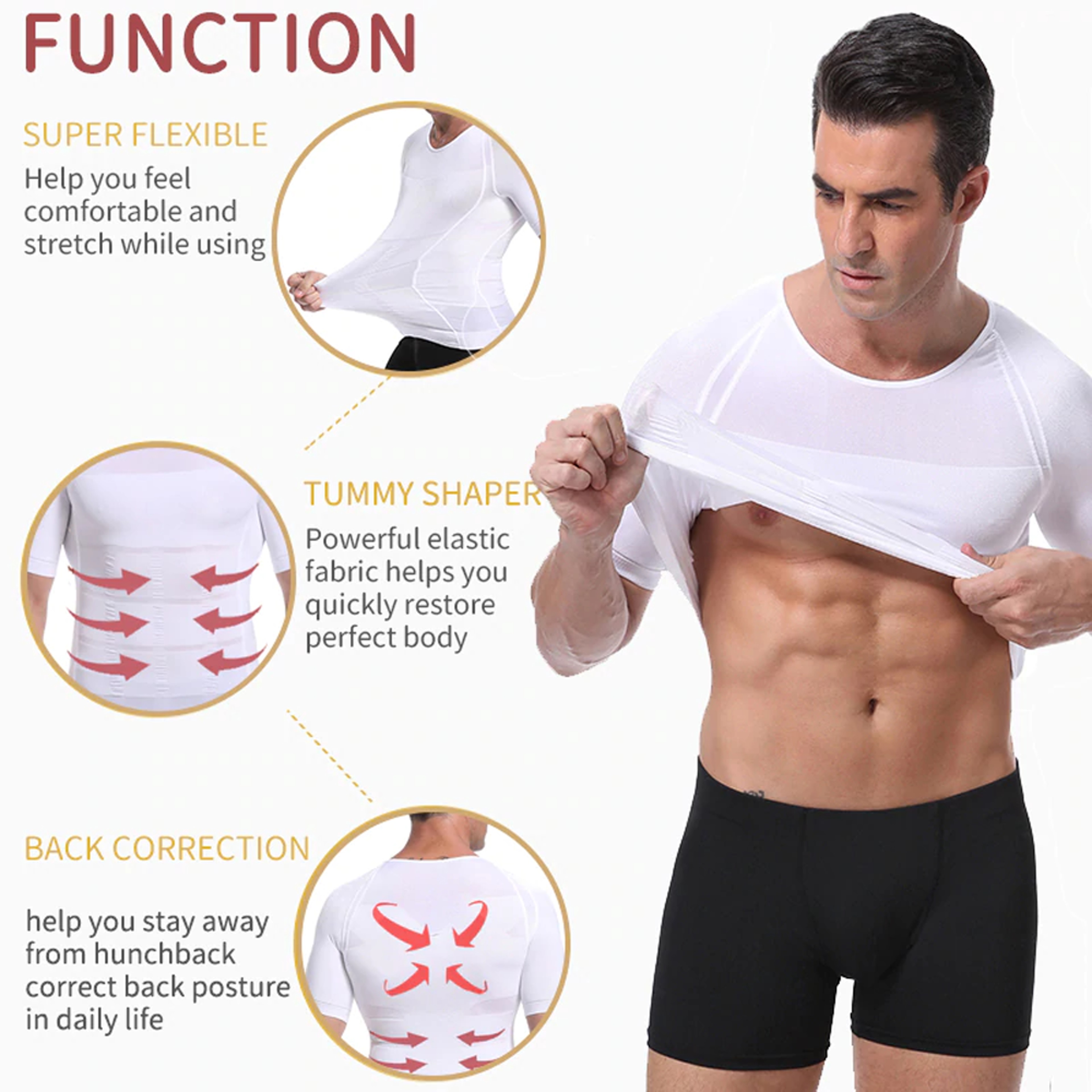 posture corrector shirt for men