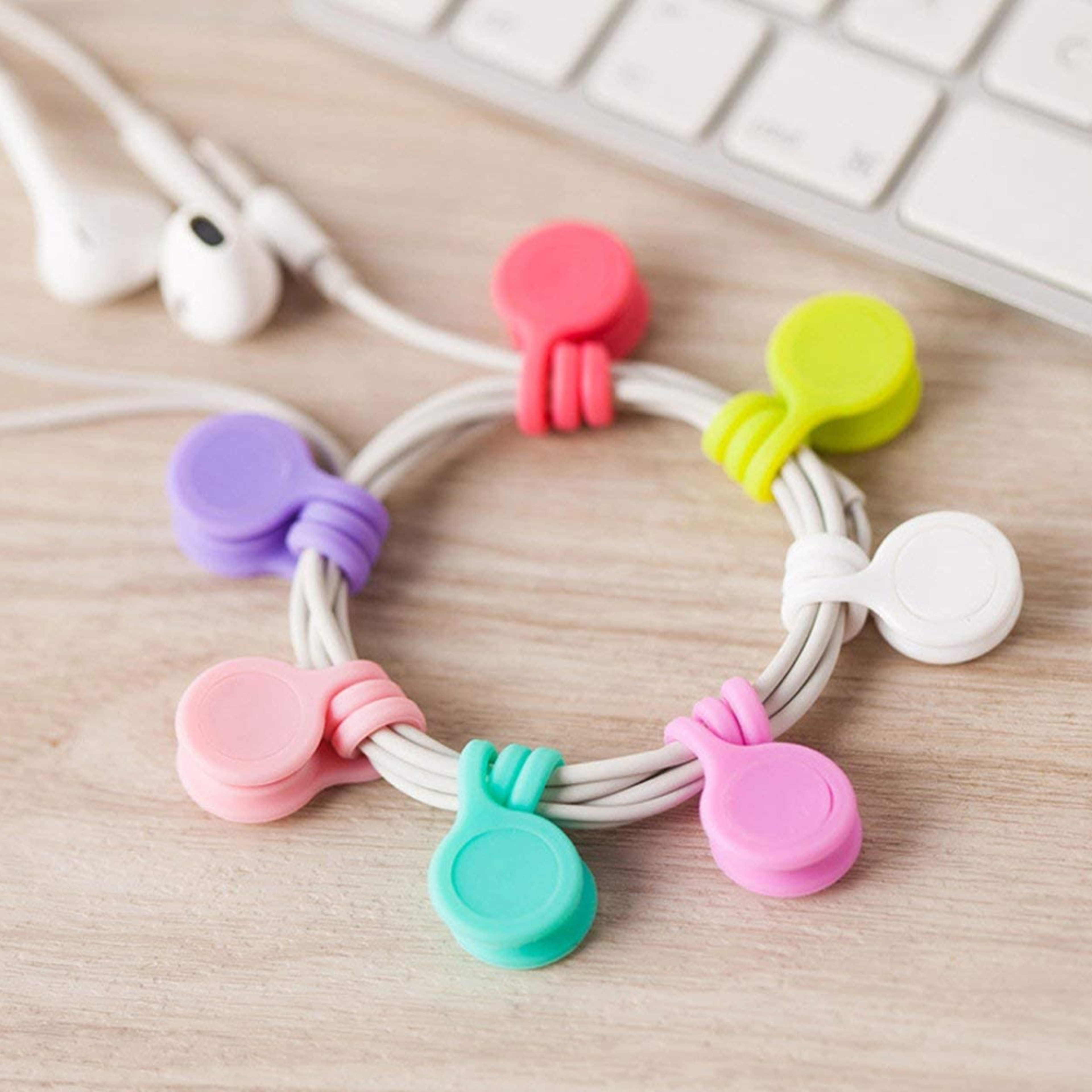 Strong Silicone Magnetic Cable Ties1
