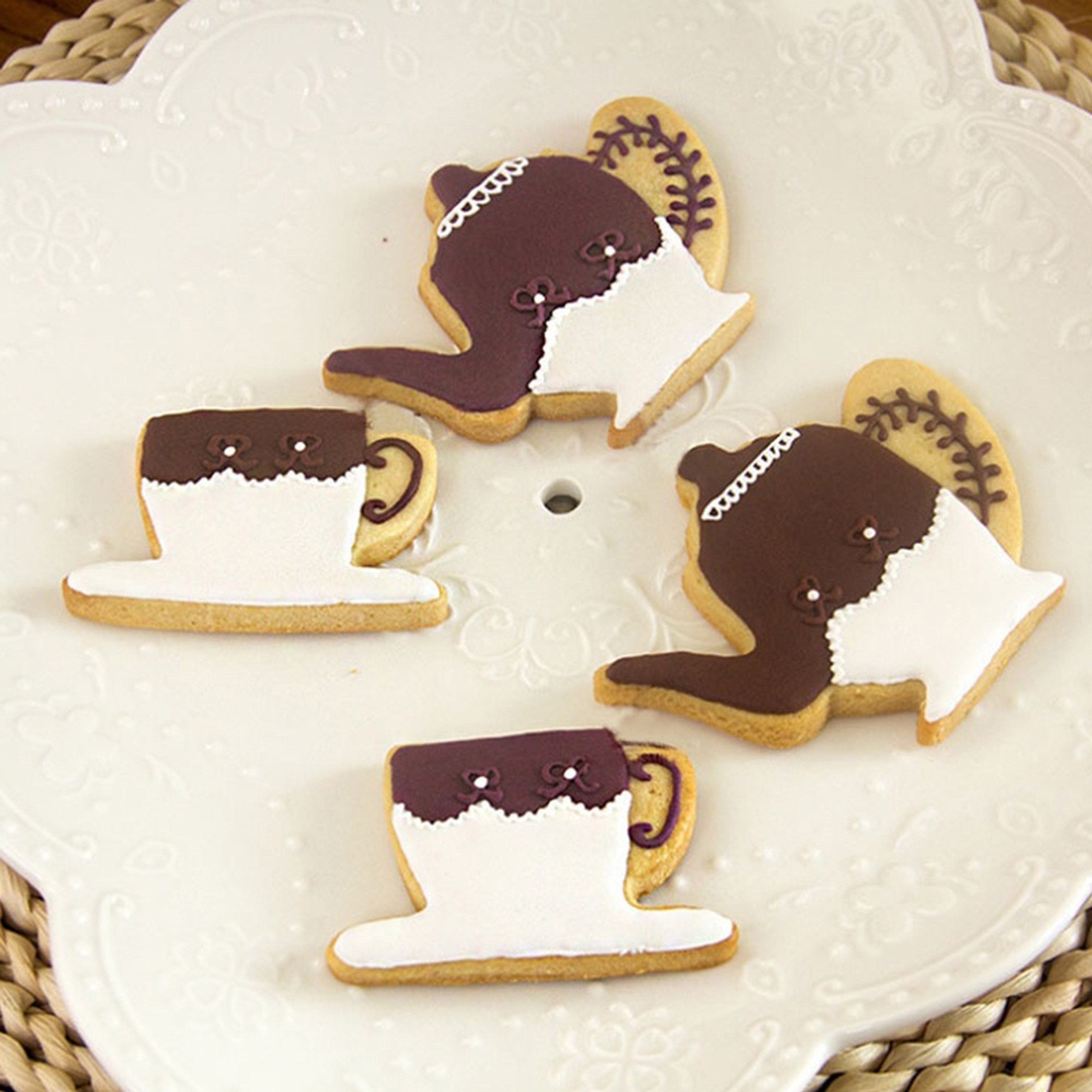 Teacup and Teapot Cookie Cutters Set2