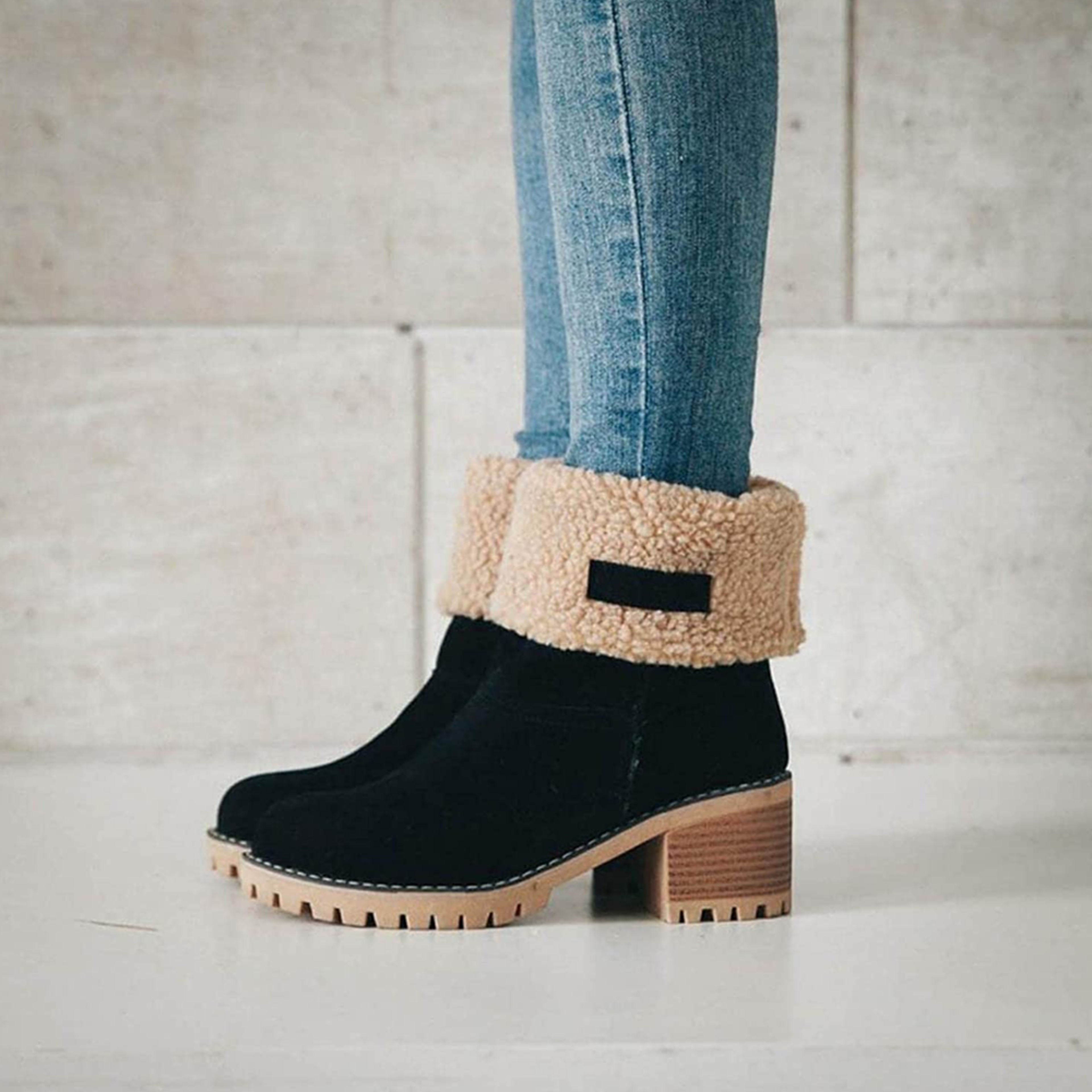 Stylish winter footwear
