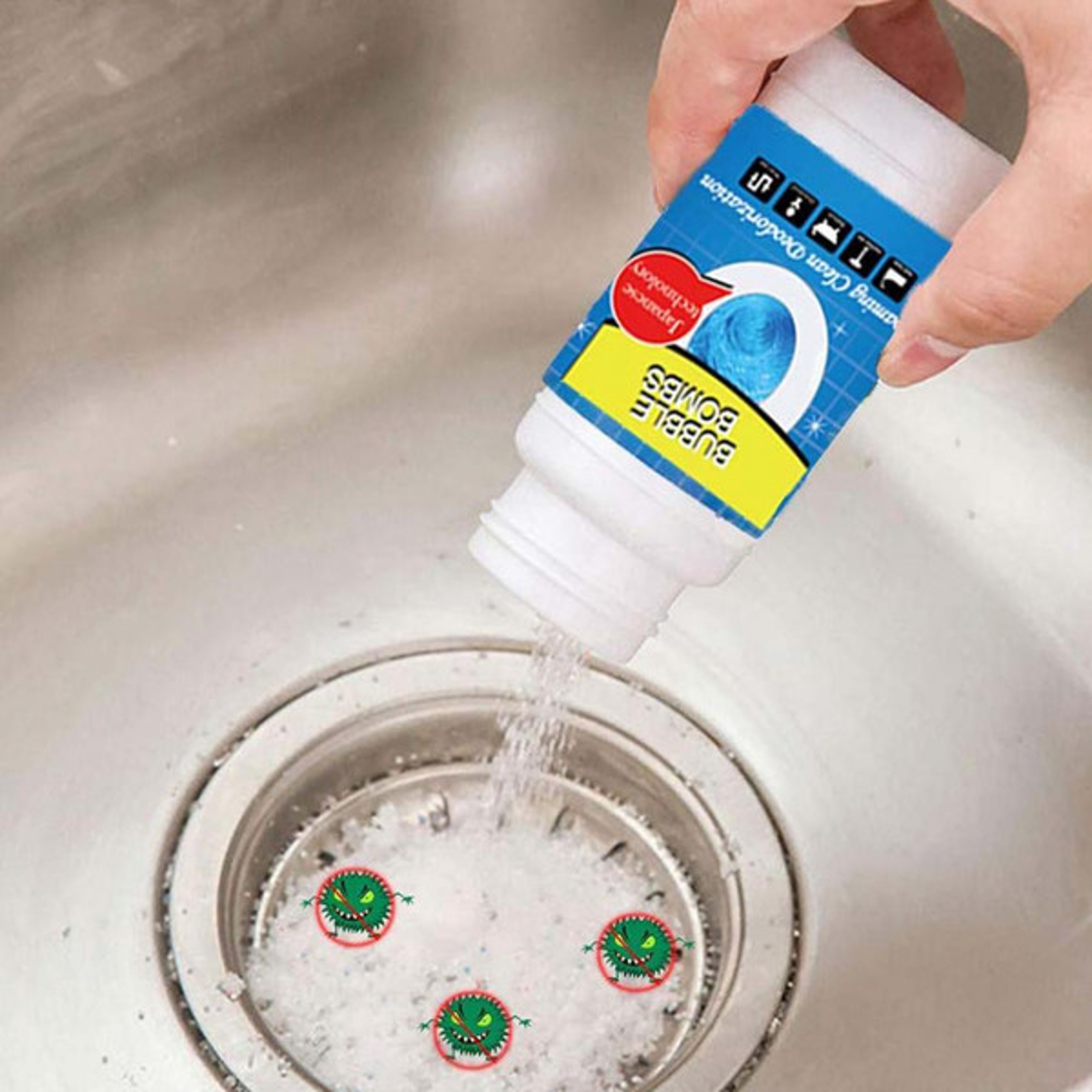 Pipe Dredge Deodorant for Instant Drainage