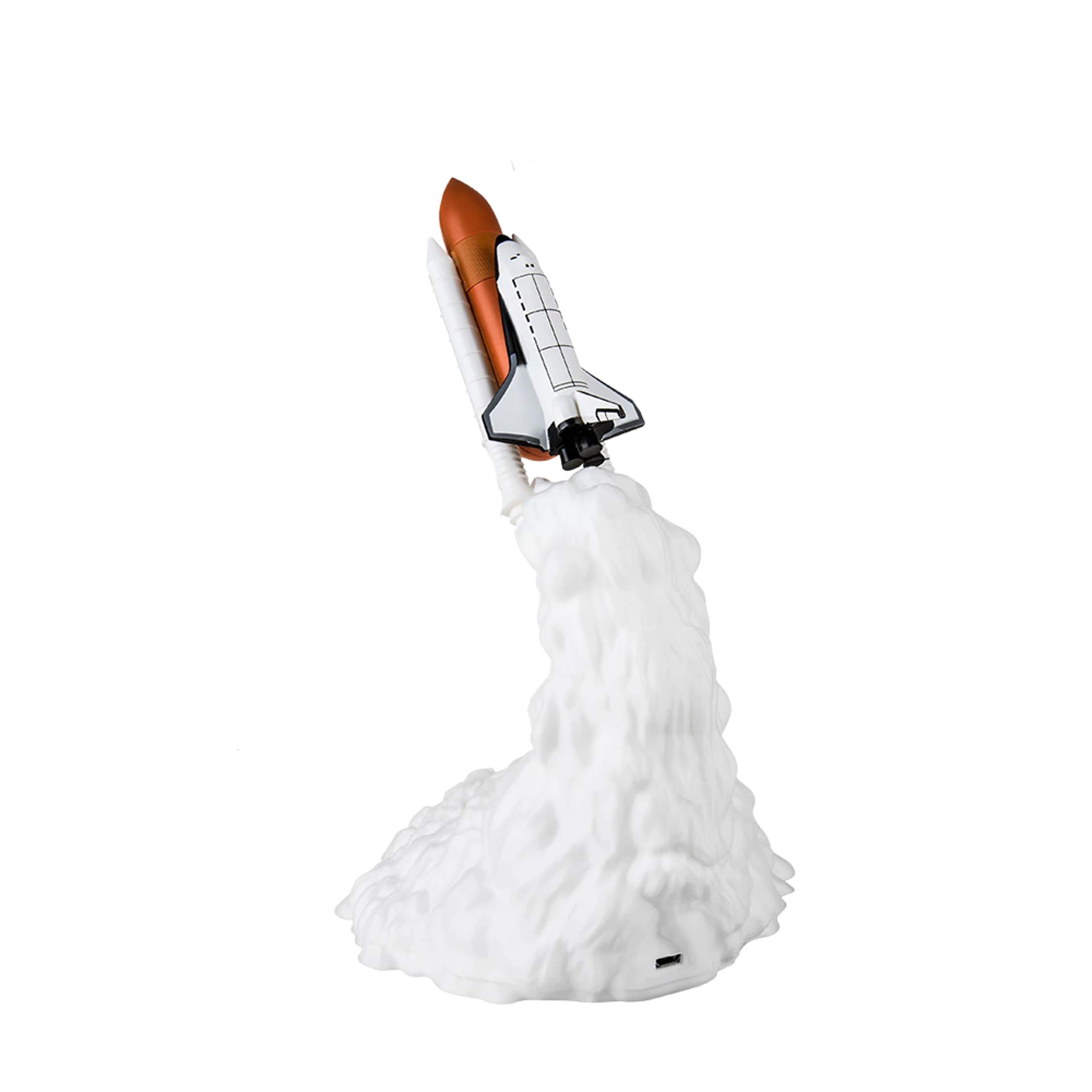 3D Space Shuttle Lamp Light For Night Décor Horizontal launch