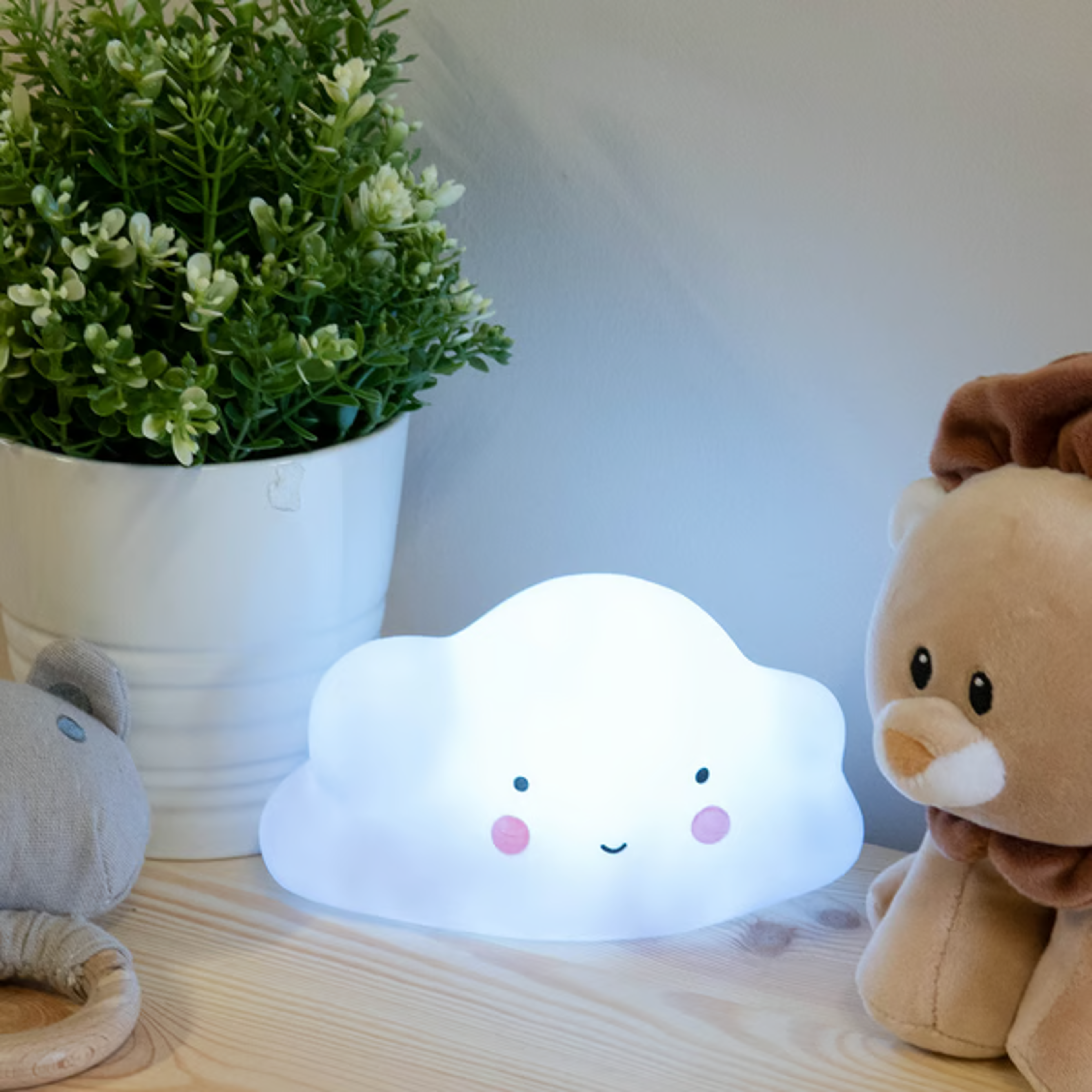 Cute Little Cloud Lamp blue