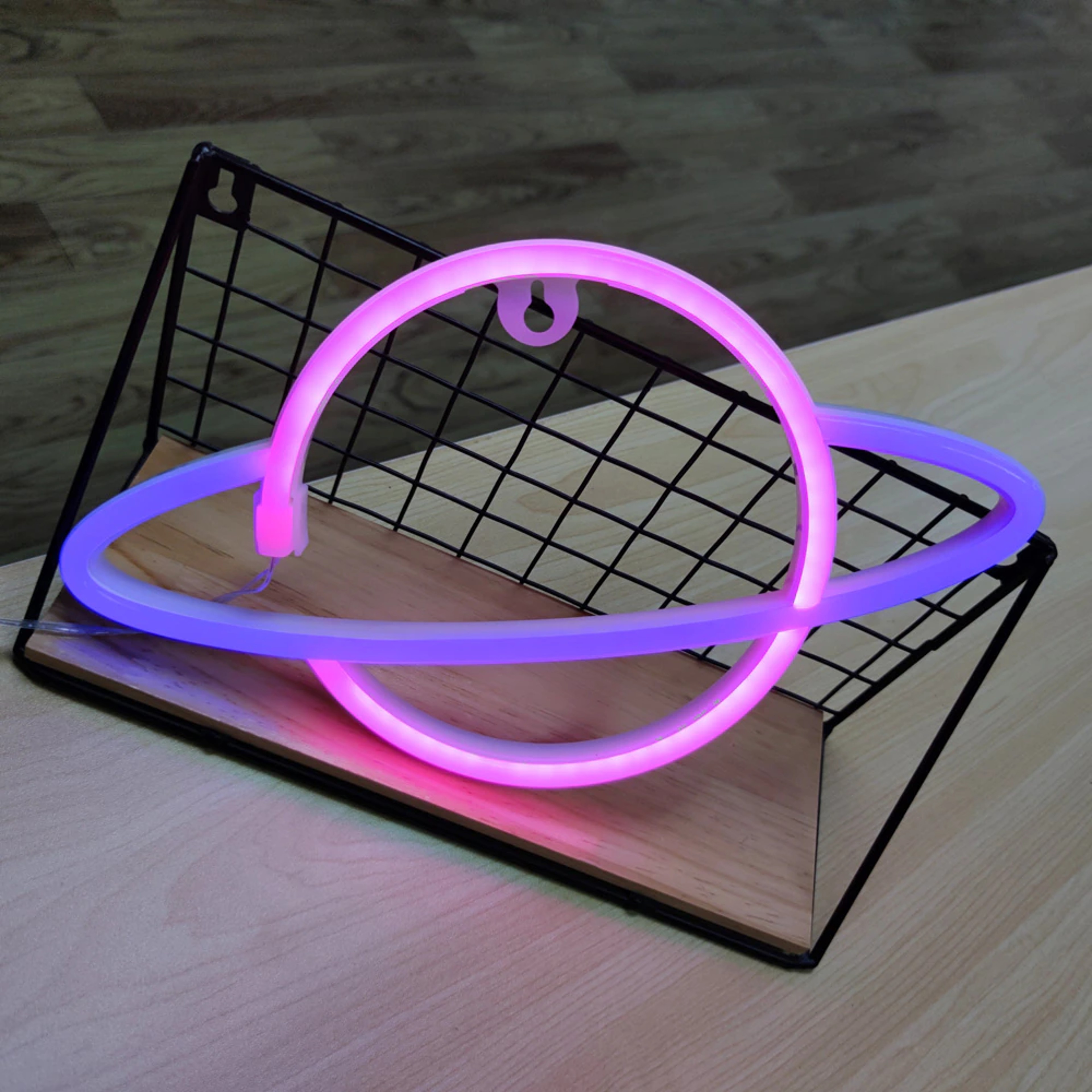 Whimsical Neon Planet Wall Light1.png