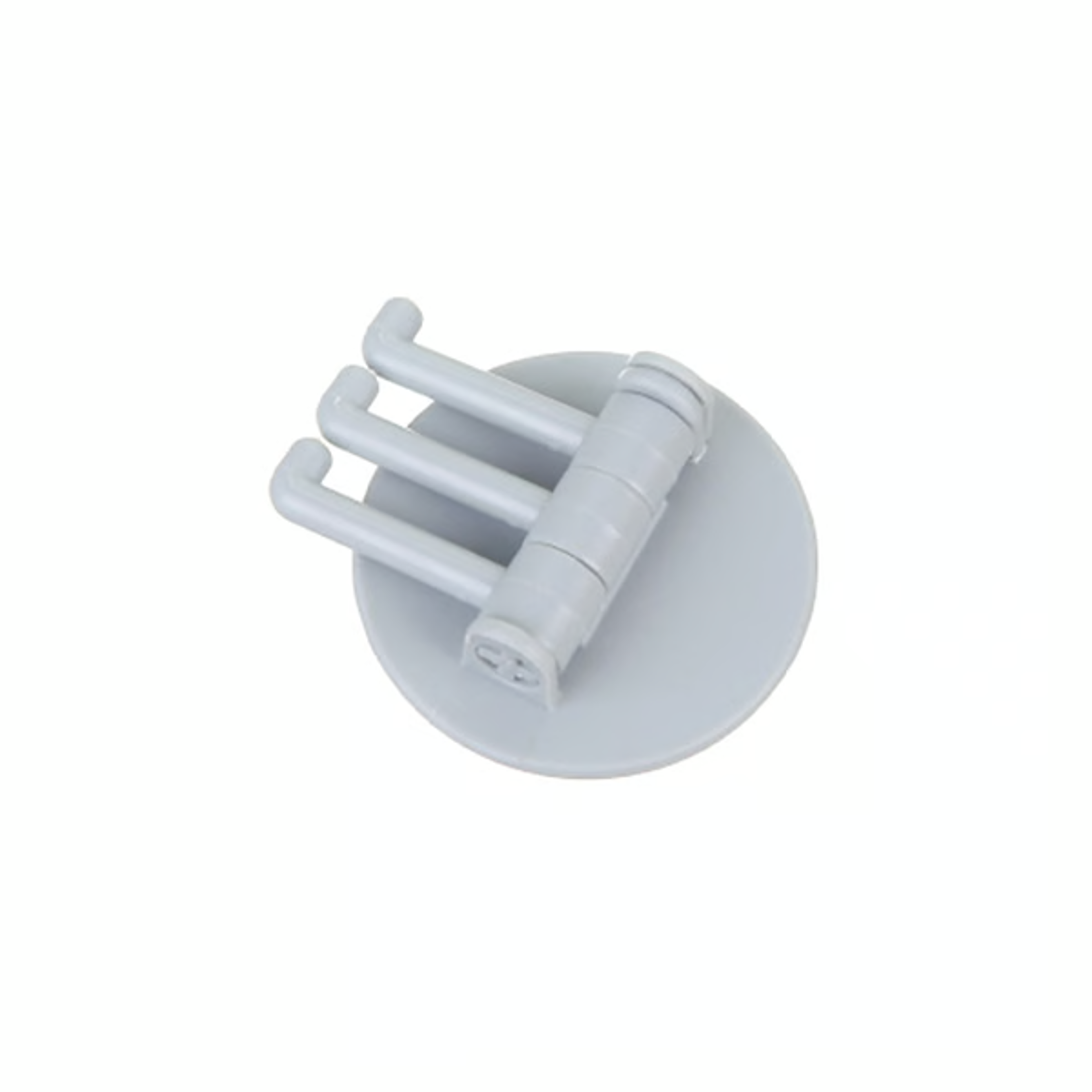 3 Branch Rotating Adhesive Wall Hook Blue