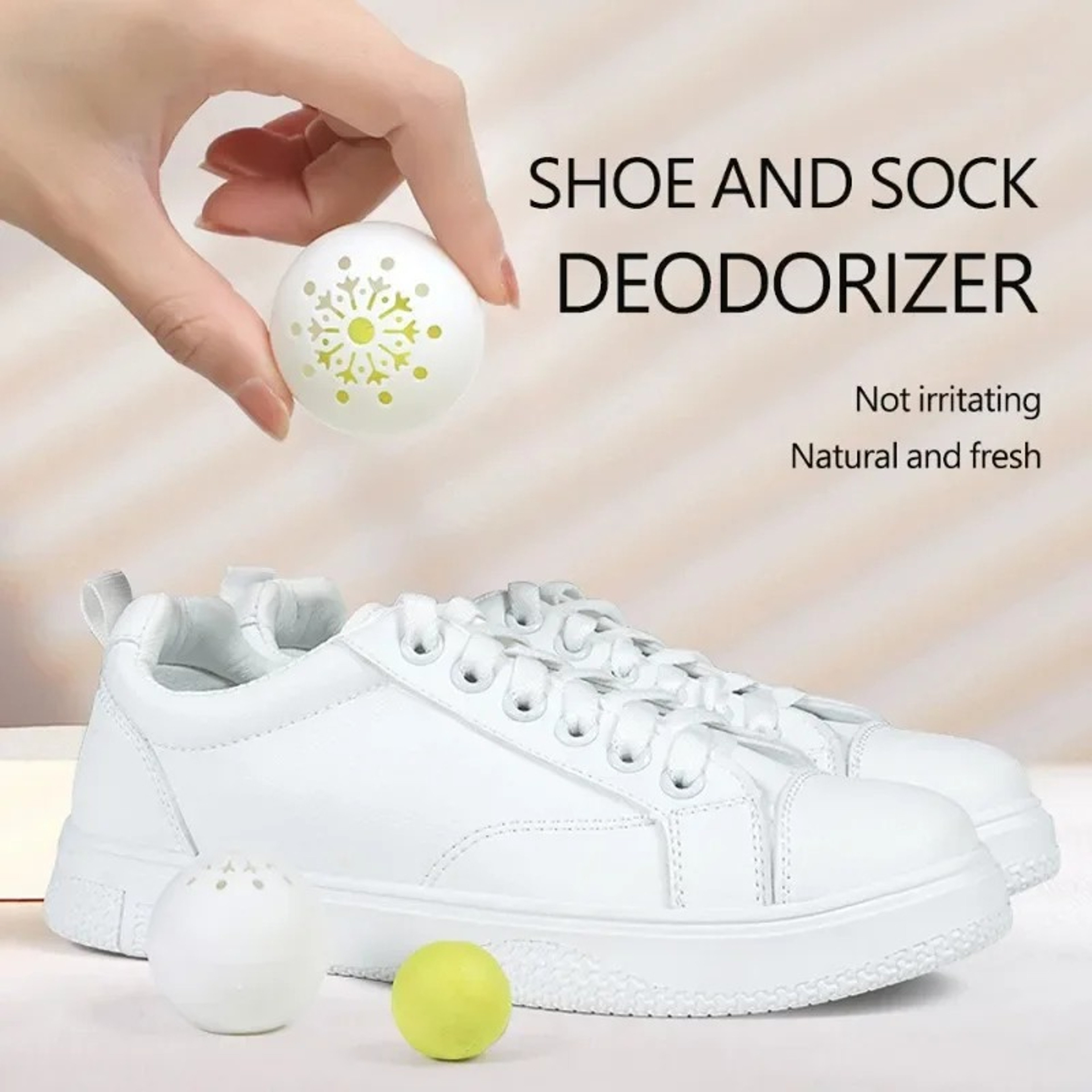 Mint scented shoe fresheners