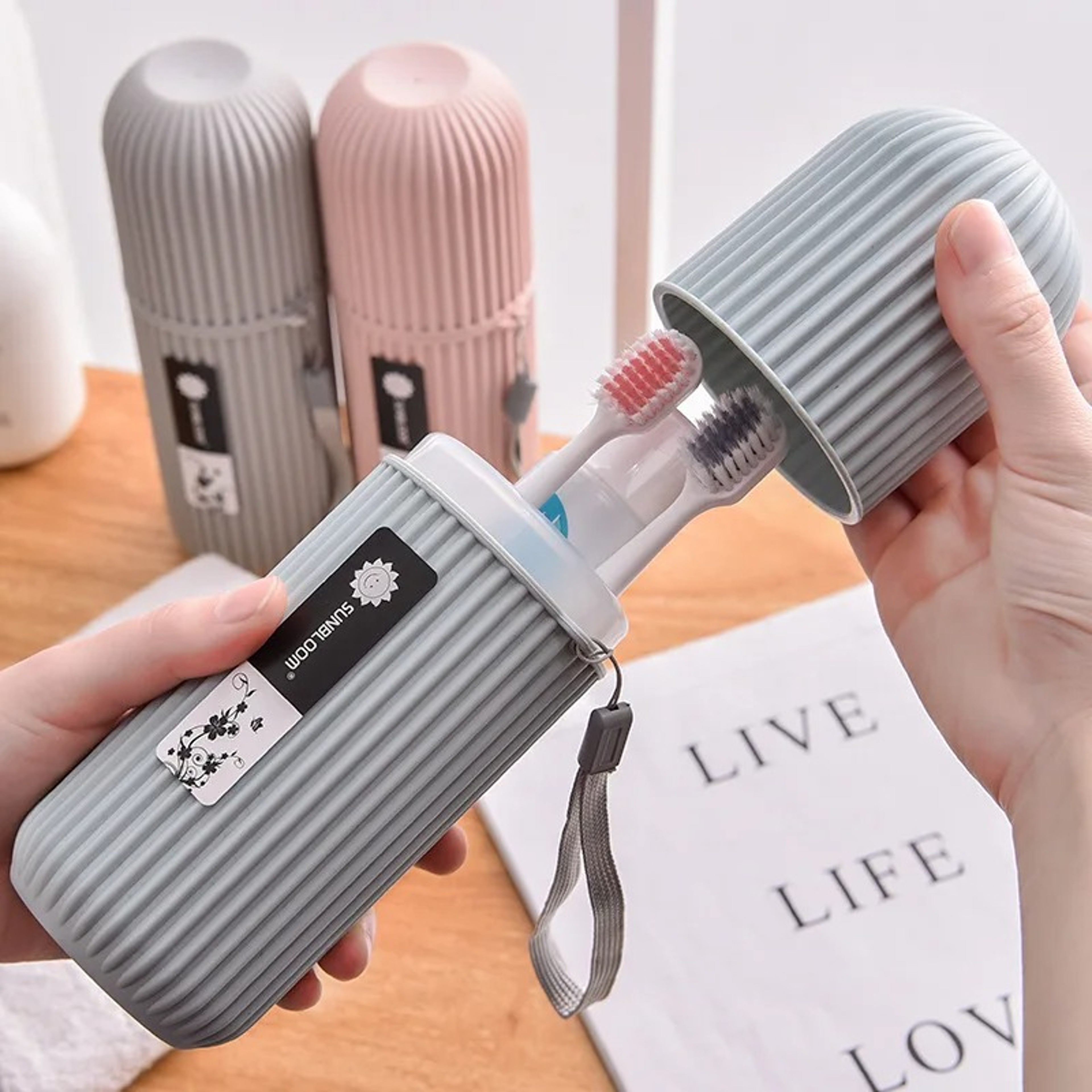 MultiPurpose Travel Toothbrush Holder